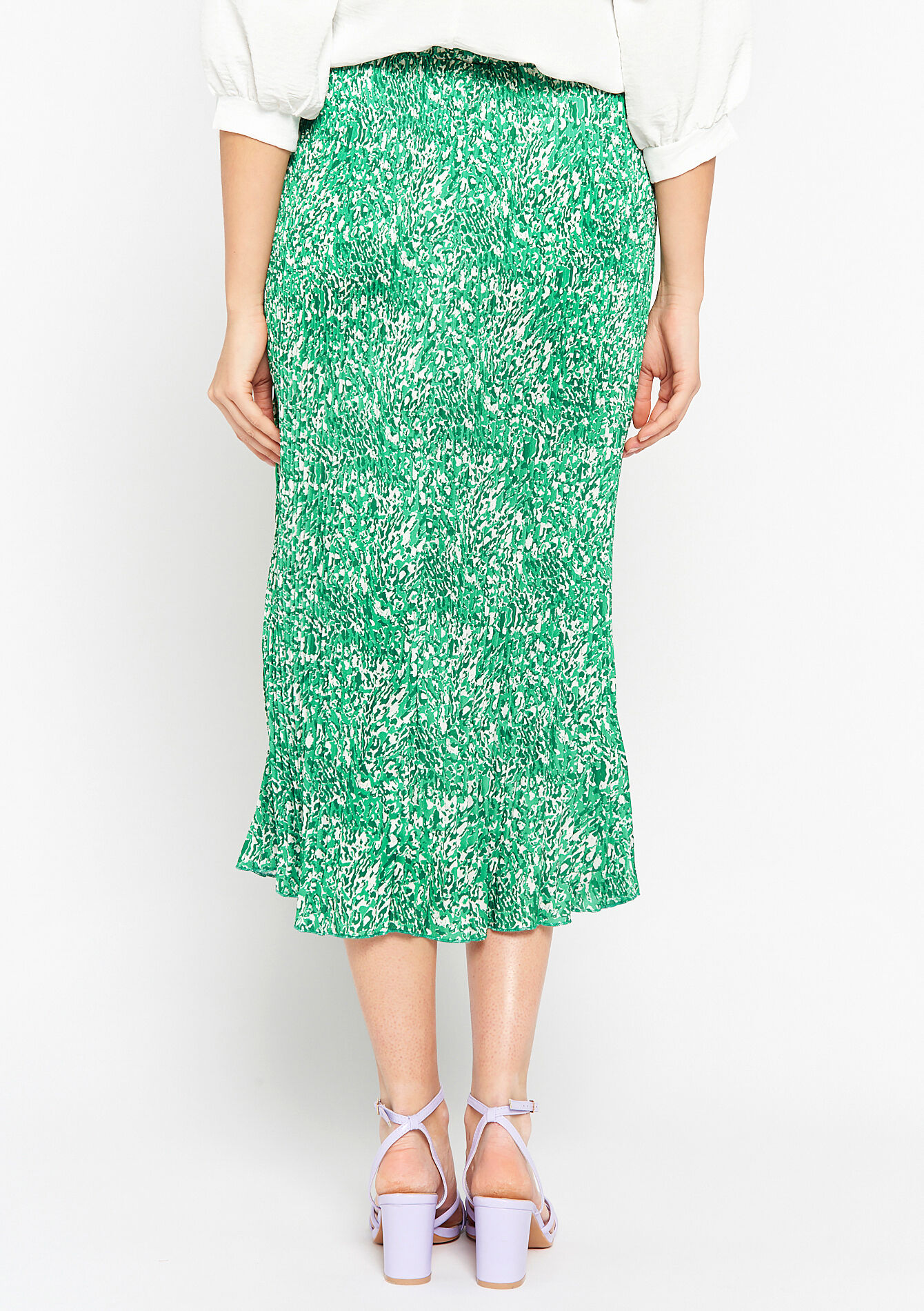 Midirok met luipaardprint - GREEN APPLE - 07101108_1783