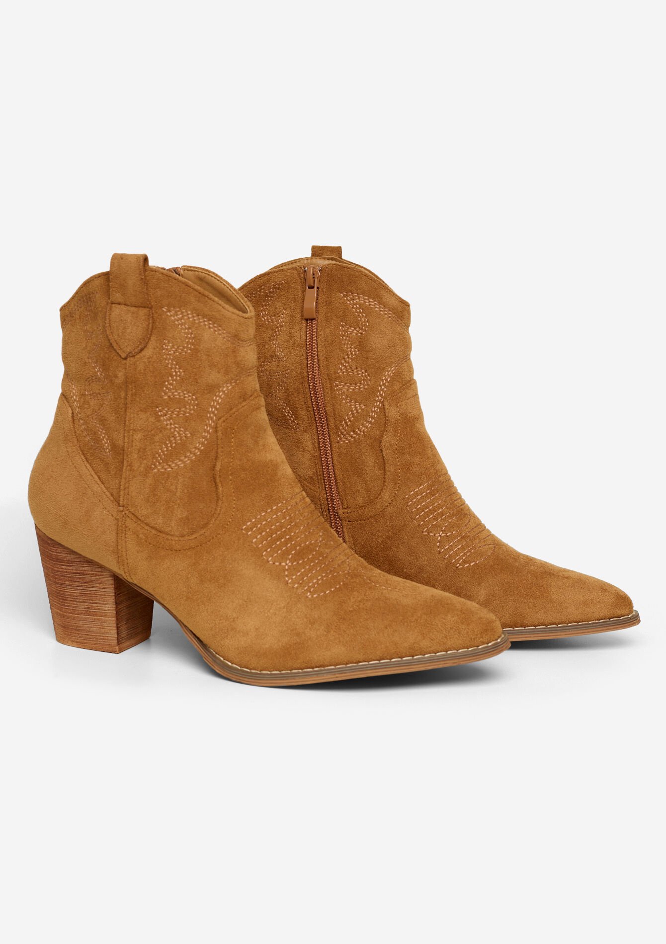 Suède western enkellaarsjes, Suède western enkellaarsjes, , front