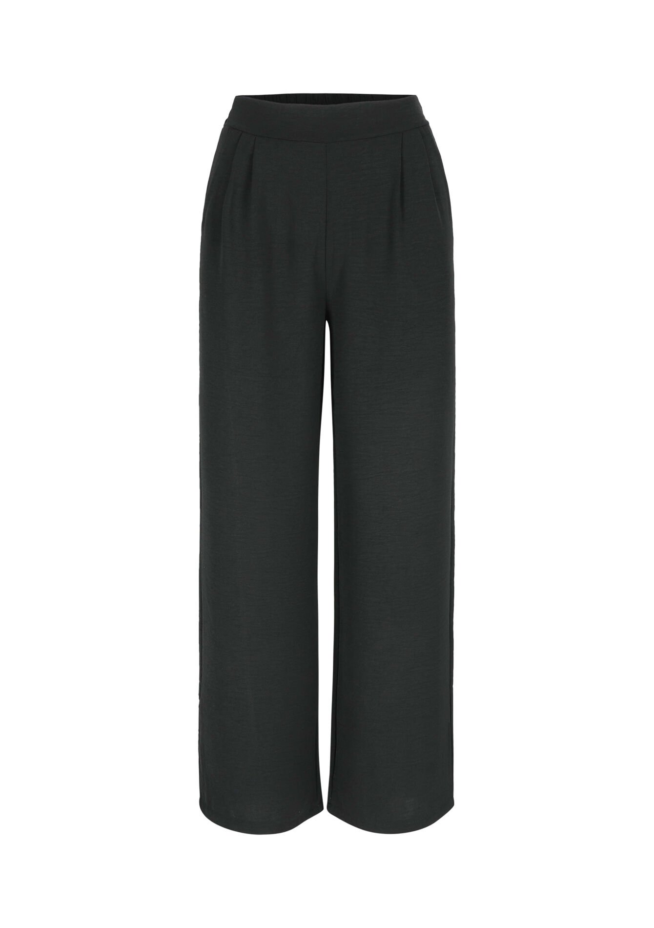 Wide leg trousers, Wide leg trousers - BLACK - 06600821_1119