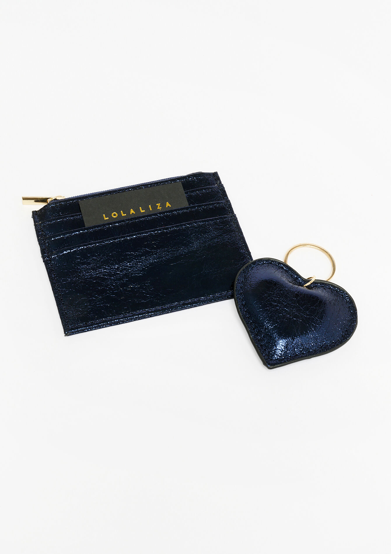 Key ring and wallet set - NIGHT BLUE - 1088882