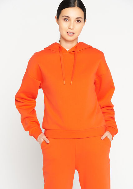 Basic hoody - RED SPICE - 15100201_2552