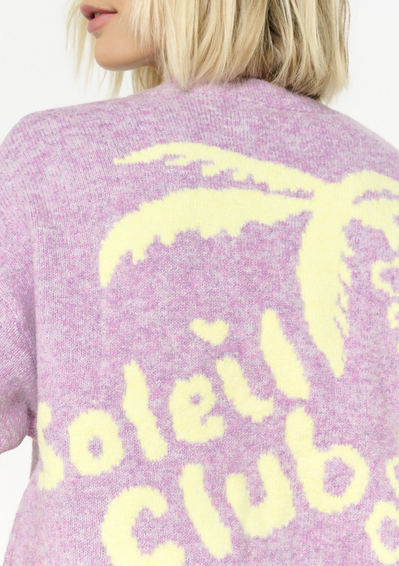 Trui met korte mouwen, Trui met korte mouwen - PASTEL LILAC - 04006845_1493