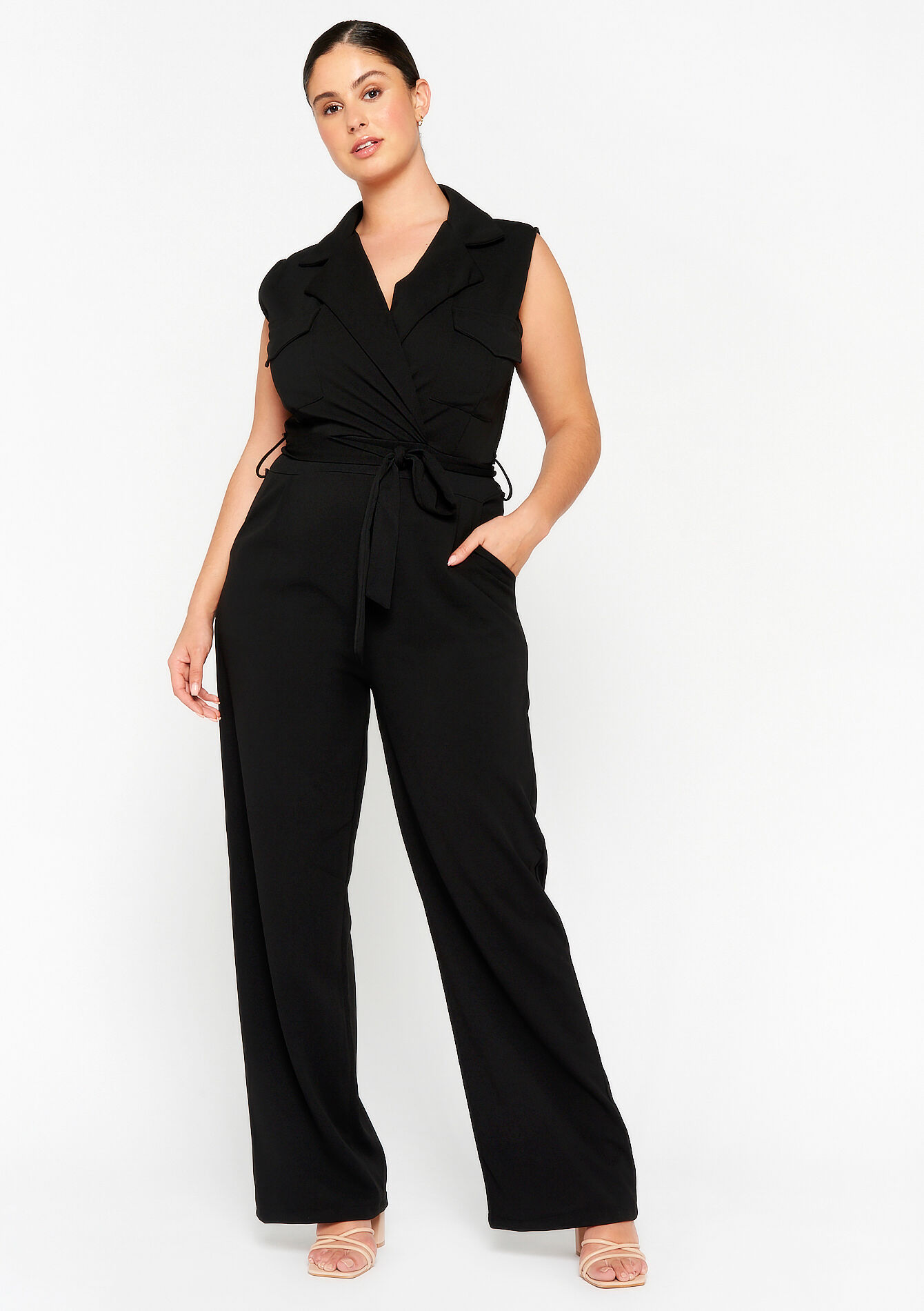Jumpsuit, Jumpsuit - BLACK - 06004391_1119