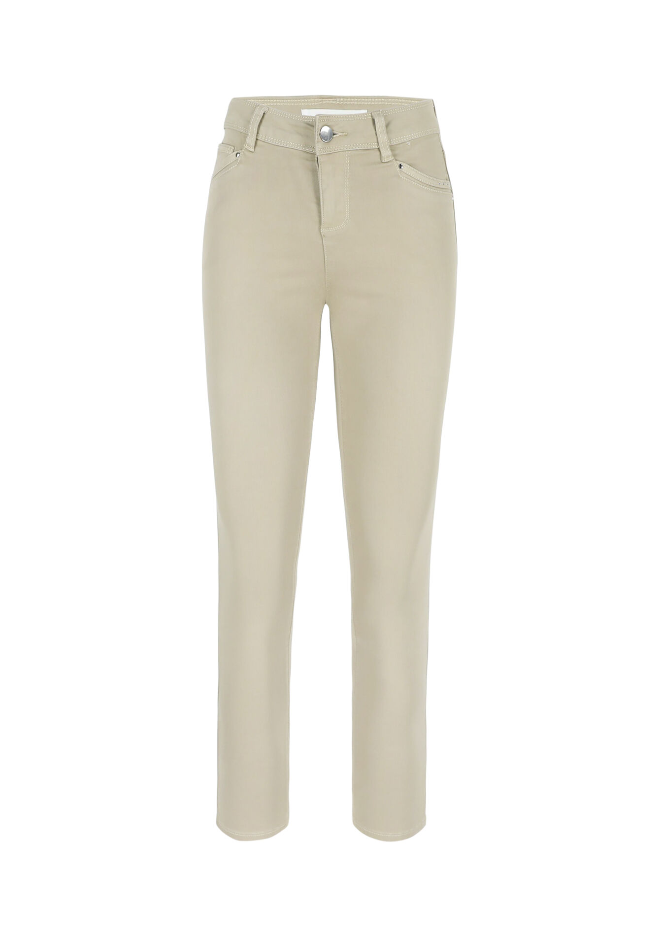 Zachte broek met hoge taille, Zachte broek met hoge taille - LT BEIGE - 06004495_2527