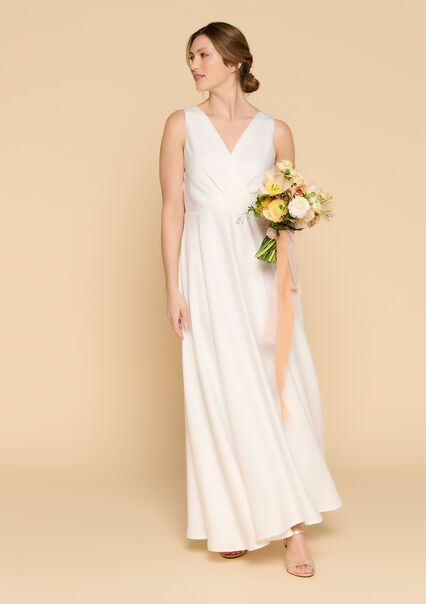 Robe de mariée classique - BLANC CASSE - 08601540_1001