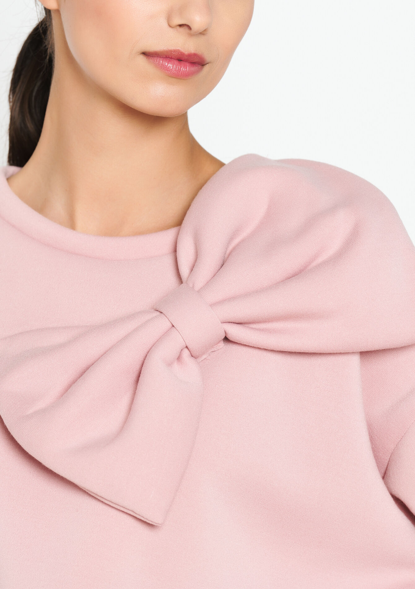 Pull avec grand noeud, Pull avec grand noeud - LIGHT PINK - 03001715_1303