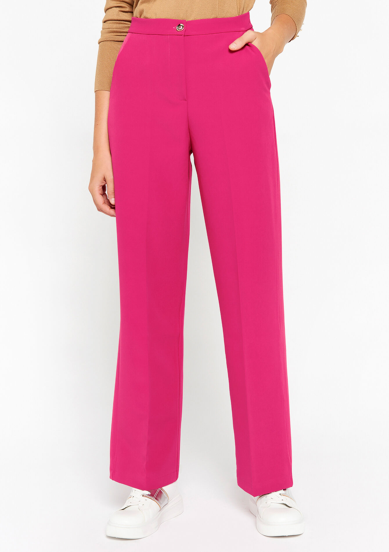 Suiting trousers, Suiting trousers - FUCHSIA - 06100561_5626
