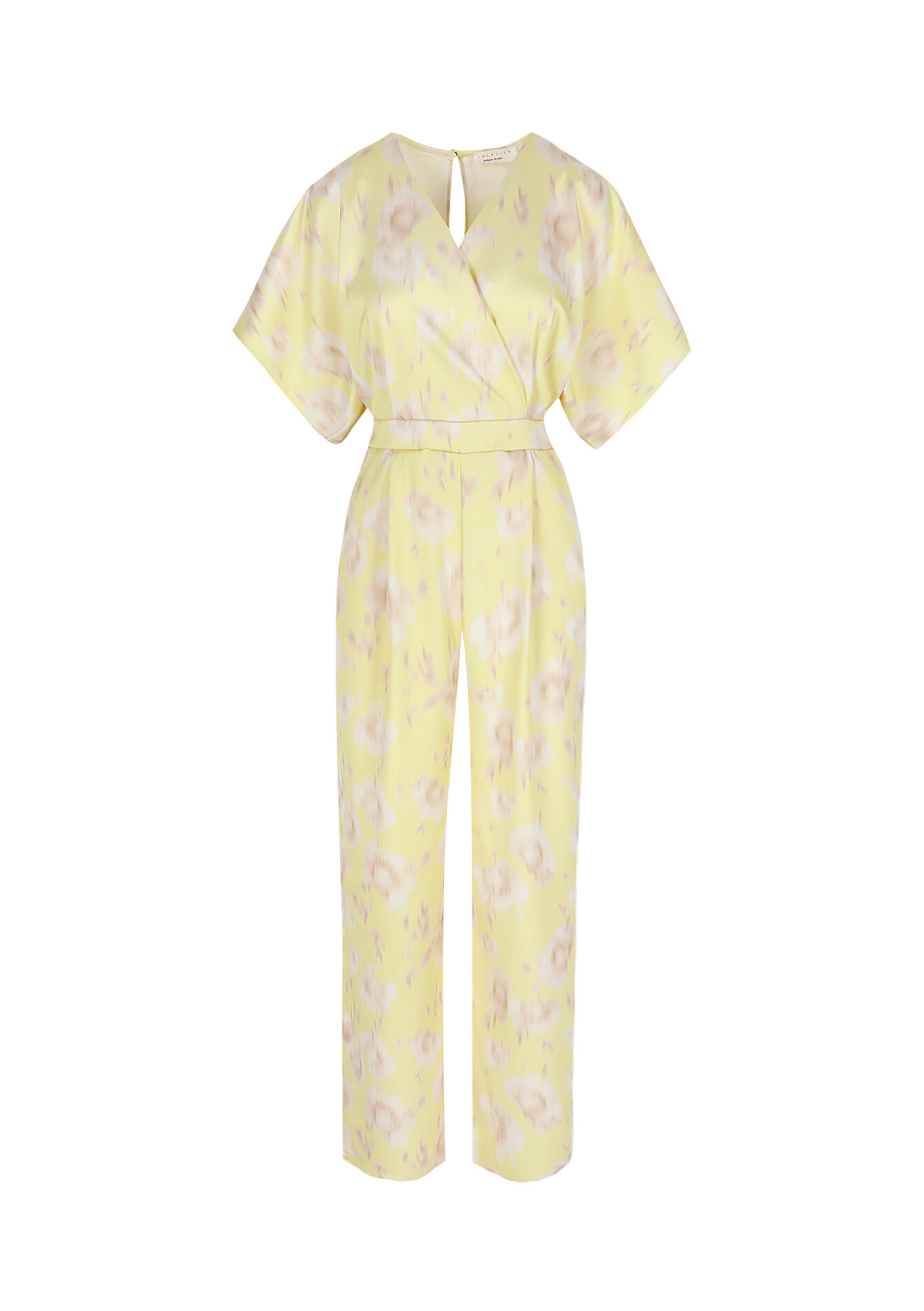 Jumpsuit met vlindermouwen, Jumpsuit met vlindermouwen - YELLOW PASTEL - 06004619_5004