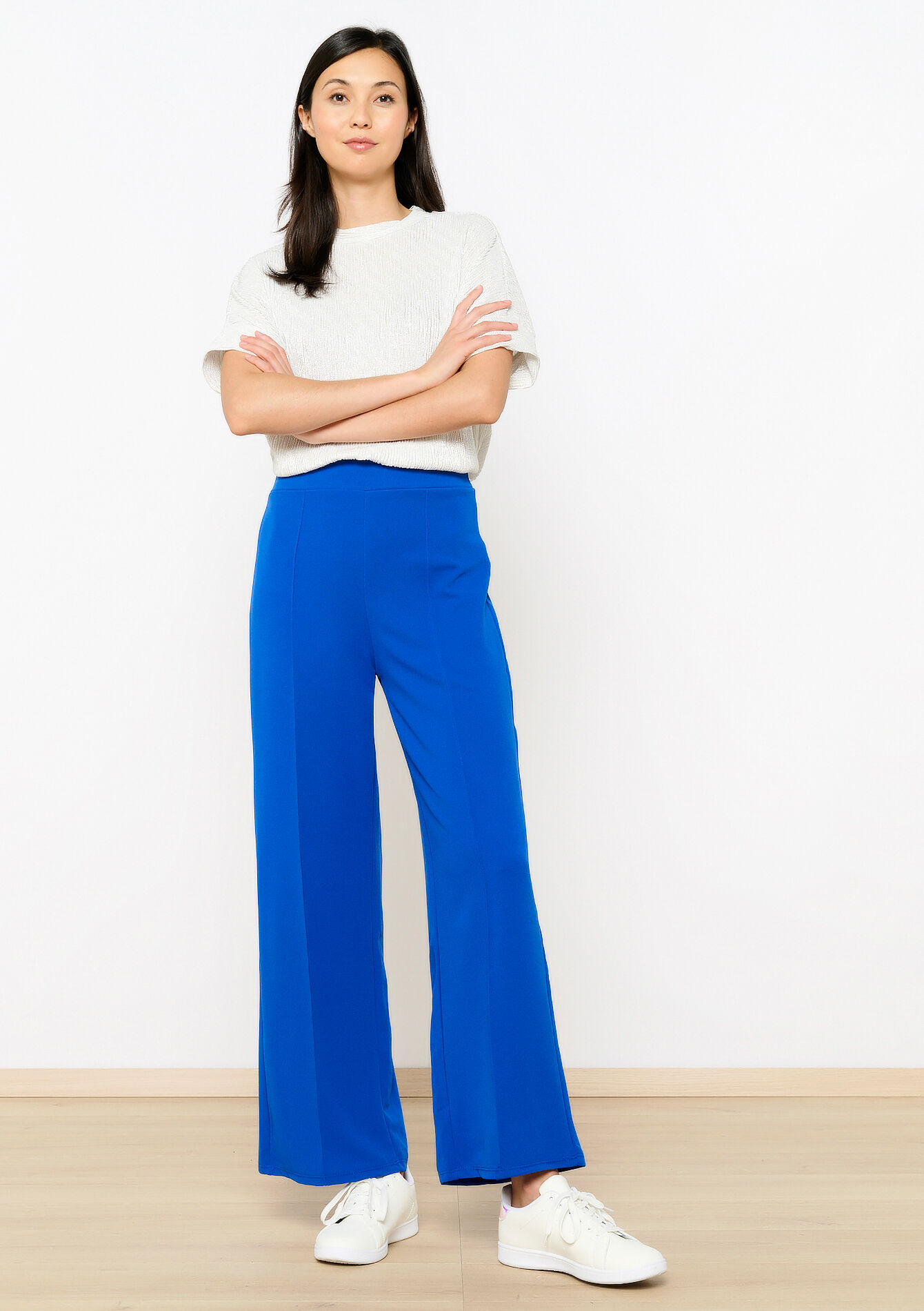 Wijde pantalon, Wijde pantalon - ELECTRIC BLUE - 06600883_1619