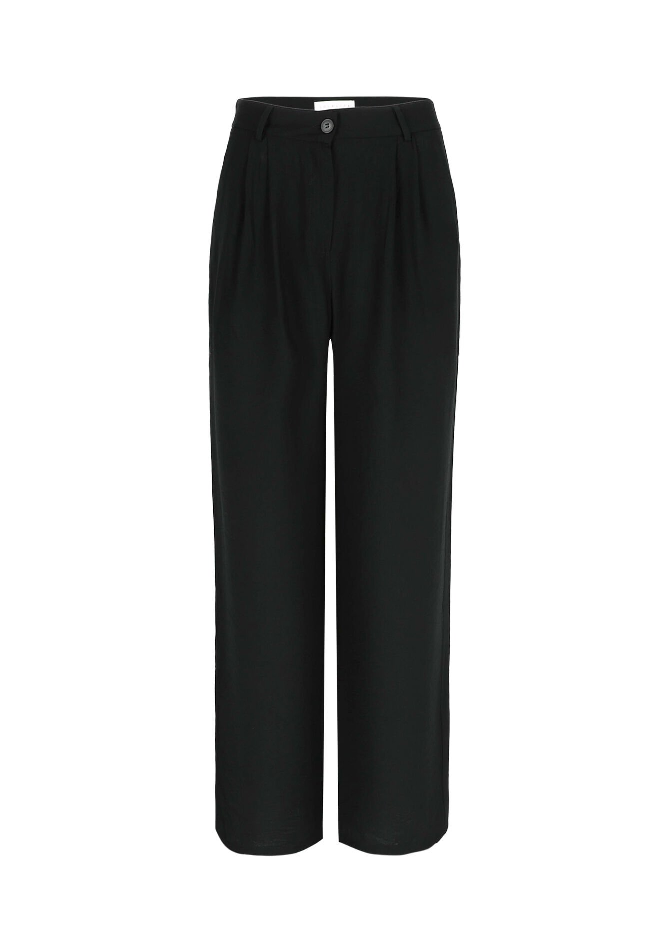 Vloeiende geklede broek, Vloeiende geklede broek - BLACK - 06100706_1119