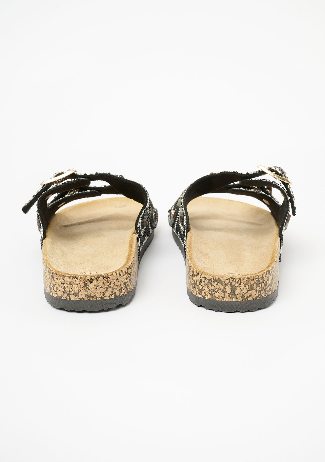 Sandalen met kraaltjes, Sandalen met kraaltjes - BLACK - 13000745_1119