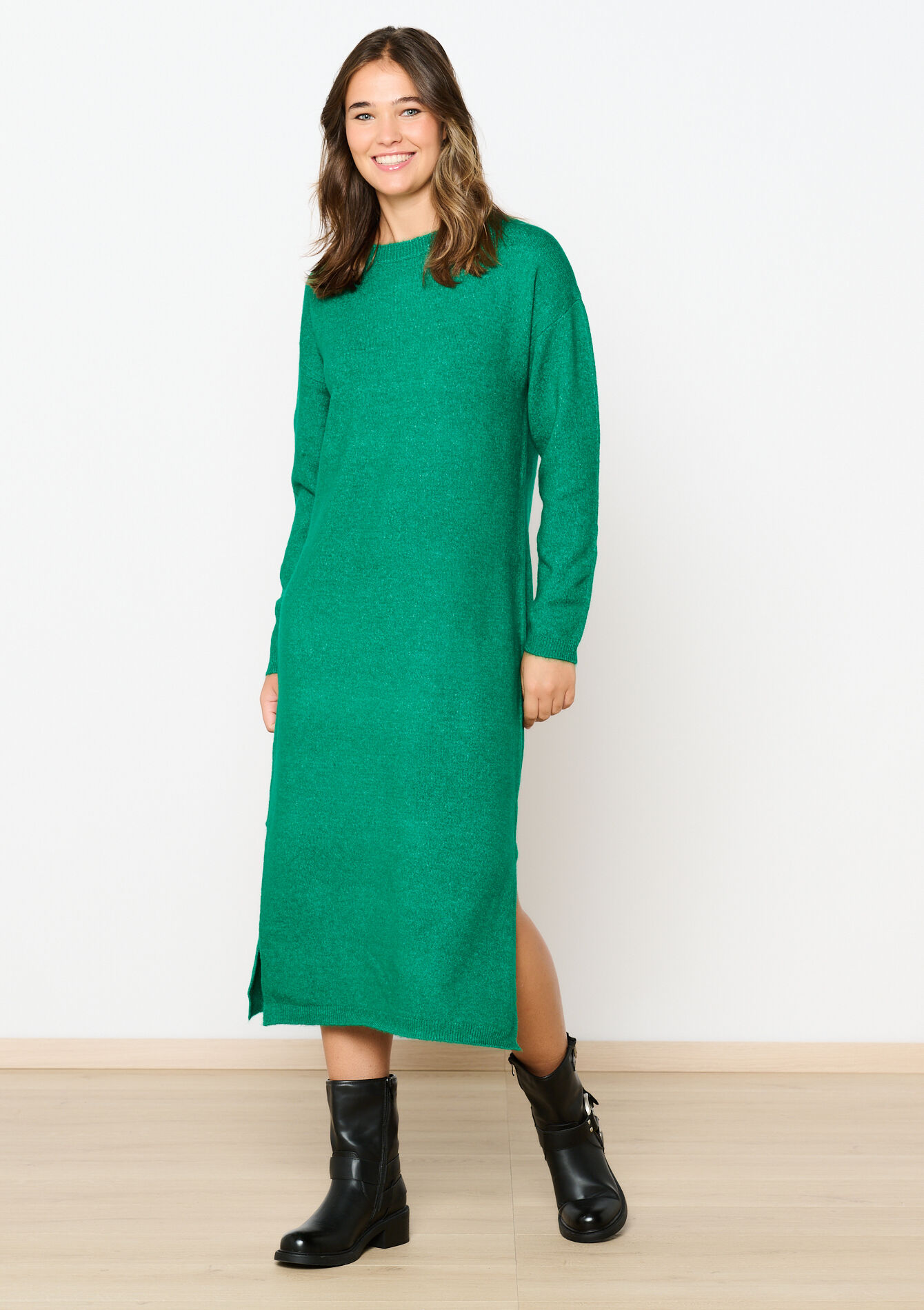 Robe pull mi-longue, Robe pull mi-longue - GREEN APPLE - 08103551_1783