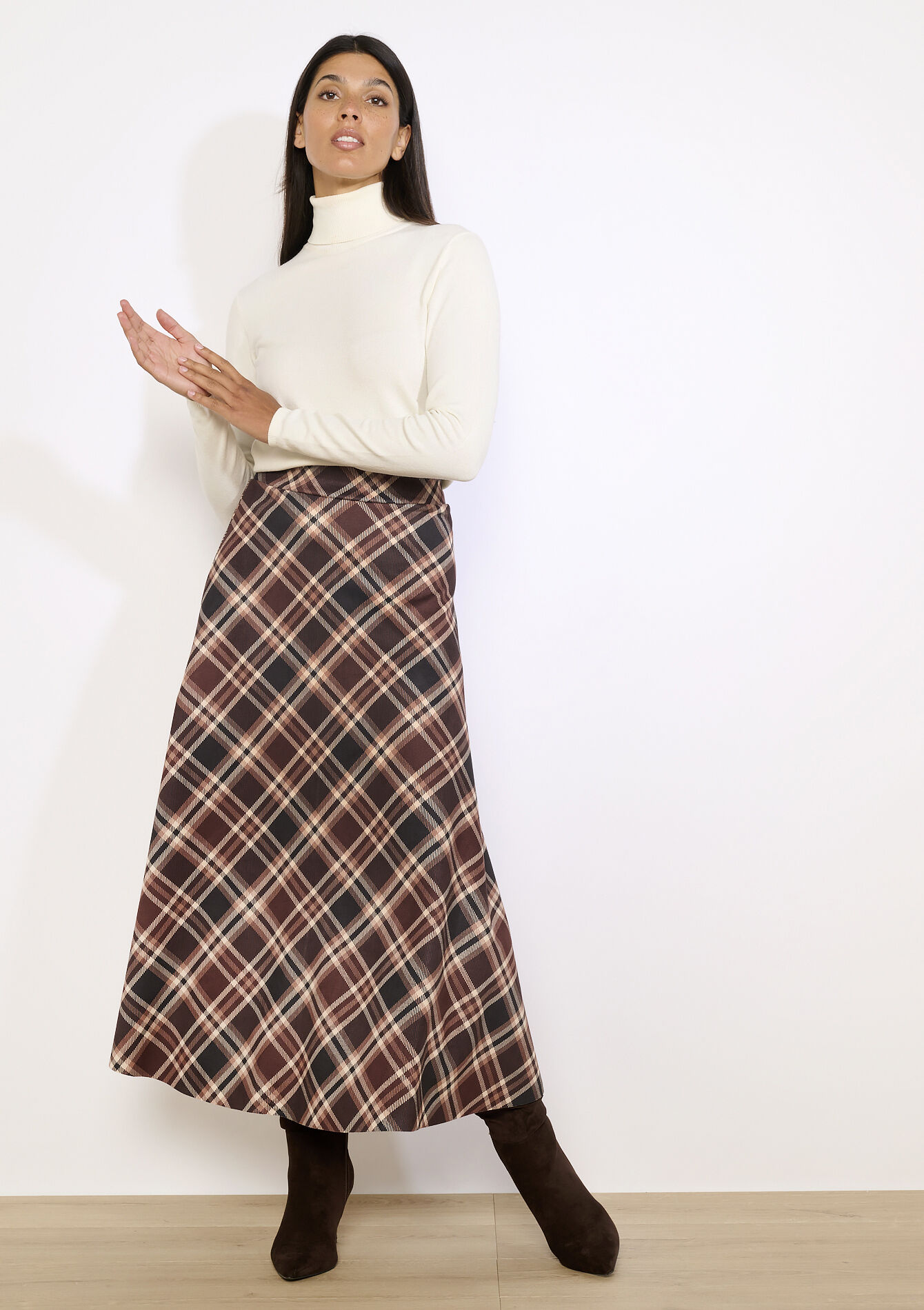 Suedine maxirok, Suedine maxirok - BLACK - 07101454_1119