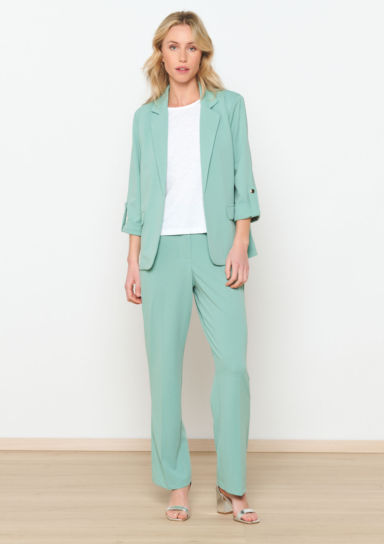 Getailleerde broek, Getailleerde broek - MINT GREEN - 06100594_1723