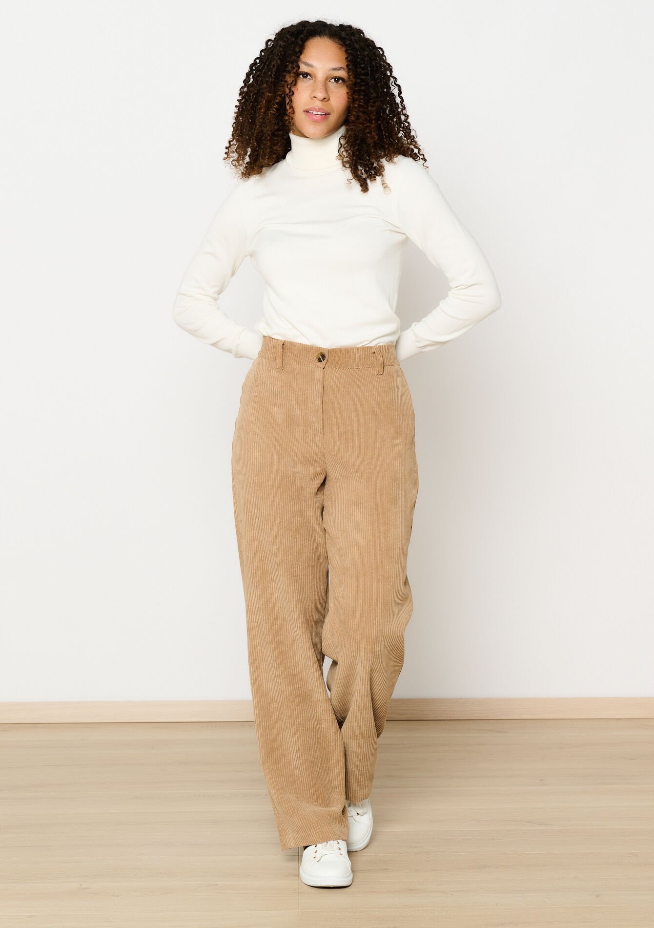 Corduroy broek, Corduroy broek - CAMEL CINNAMON - 06100650_3835