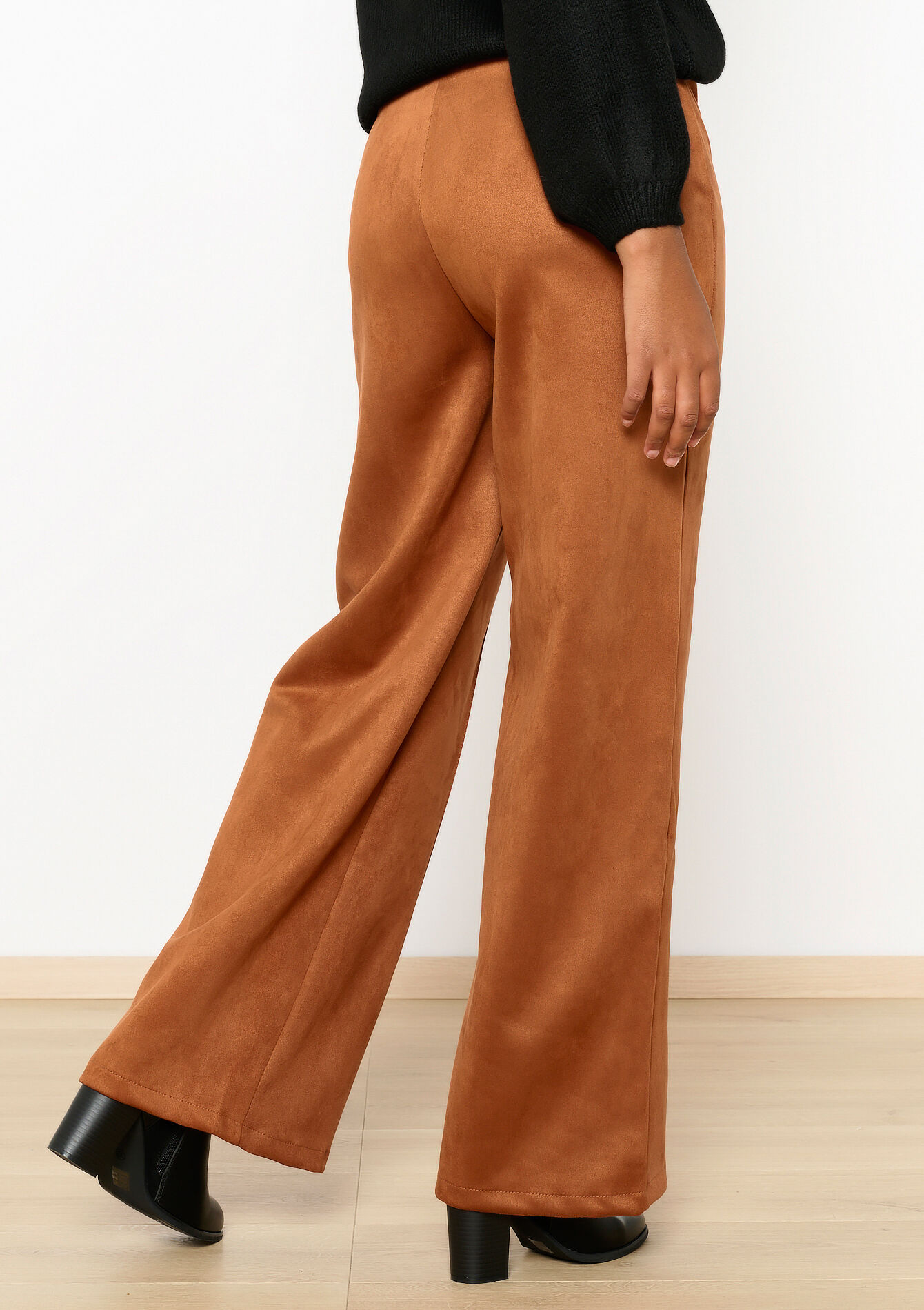 Suede broek, Suede broek - CARAMEL - 06600930_1953