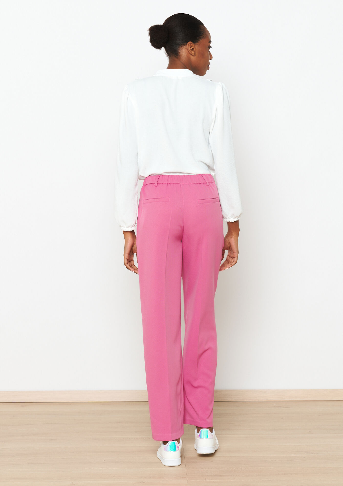 Wijde broek , Wijde broek - PINK BUBBLEGUM - 06100591_1477