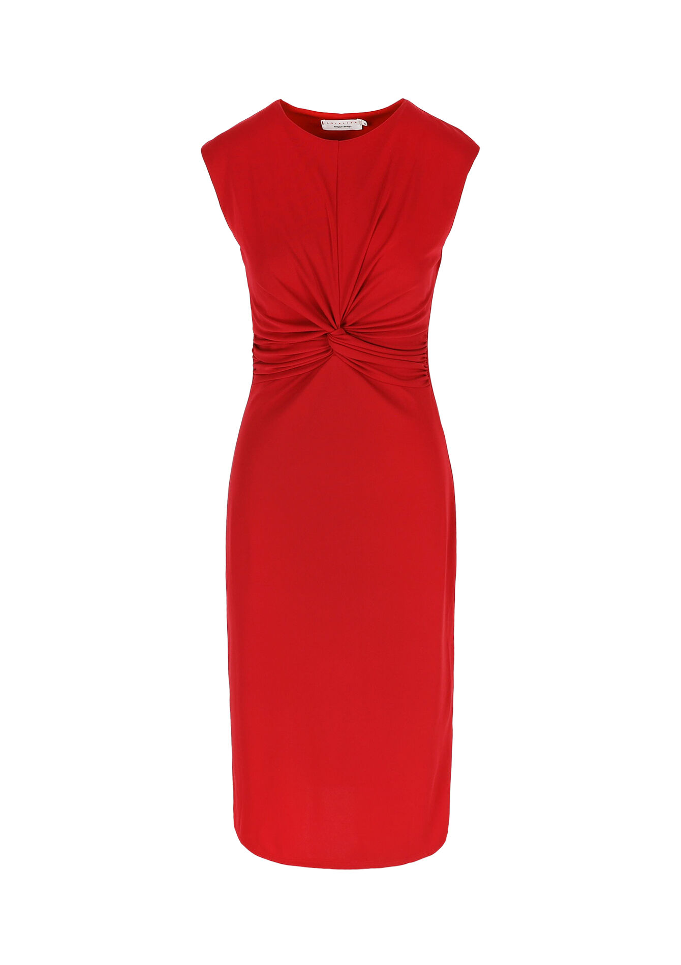 Robe midi nouée sans manches - RED LOLLIPOP - 1128952
