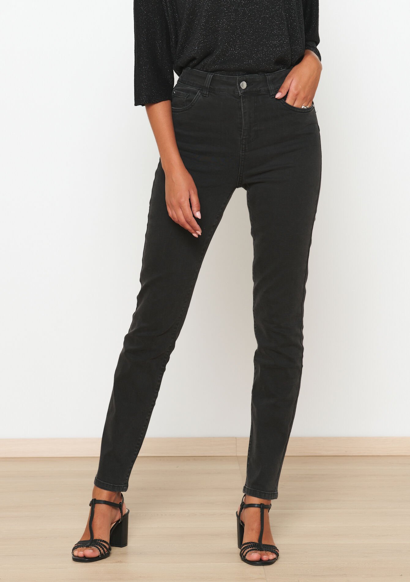 Jean coupe slim, Jean coupe slim - DARK GREY - 22000530_0513