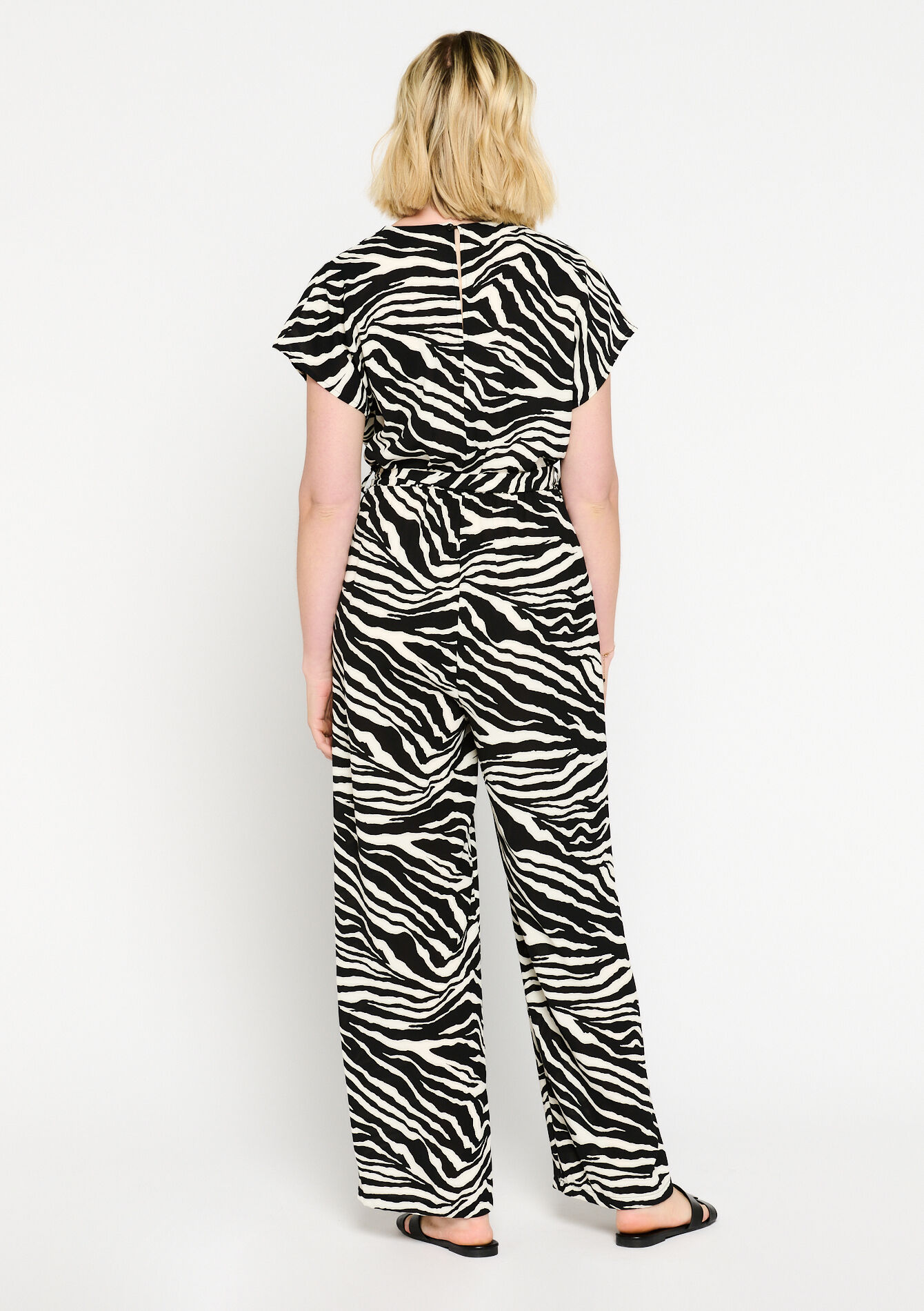 Combinaison à imprimé zébré - BLACK - 1078044