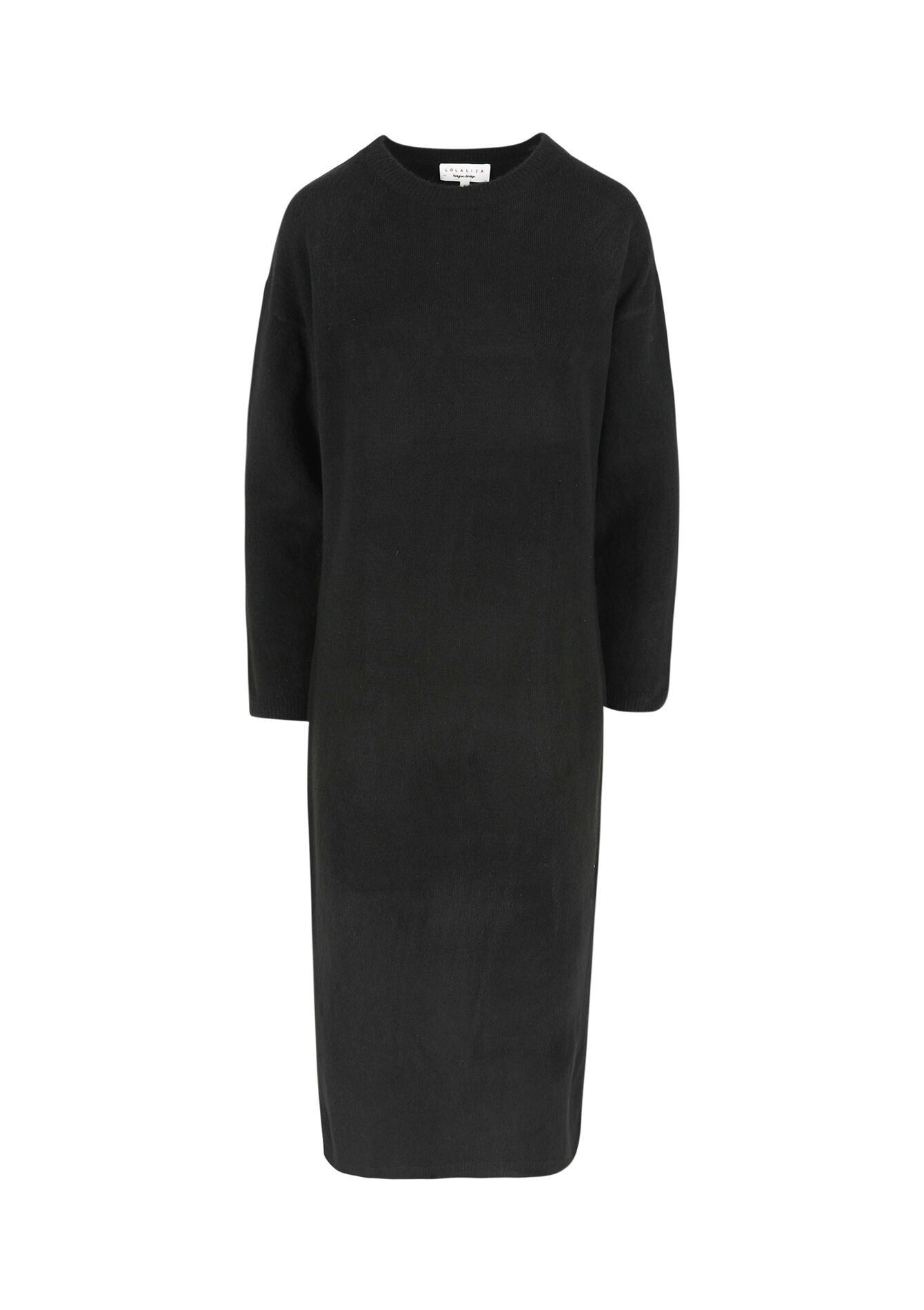 Midi trui-jurk, Midi trui-jurk - BLACK - 08103551_1119