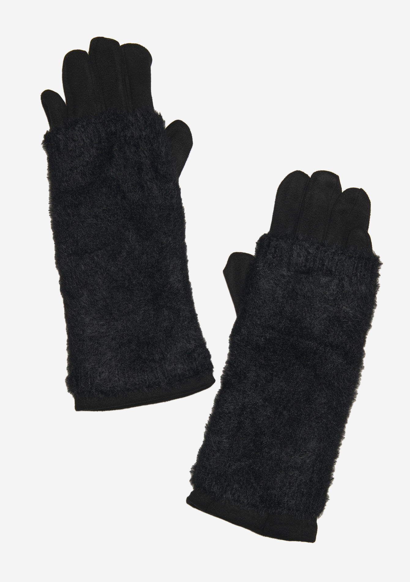 Gants 2-en-1 tricot et suédine, Gants 2-en-1 tricot et suédine, , hi-res