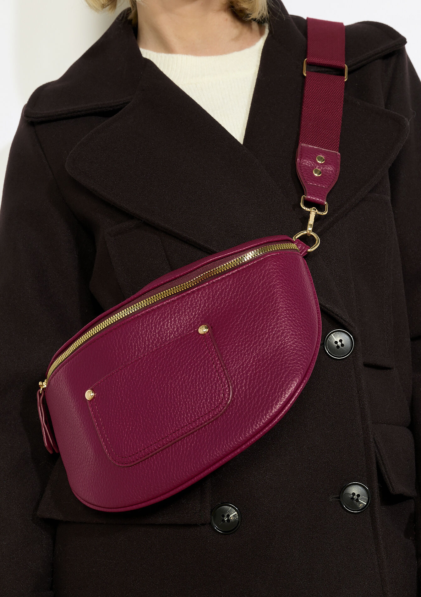 Heuptas van imitatieleer, Heuptas van imitatieleer, , front