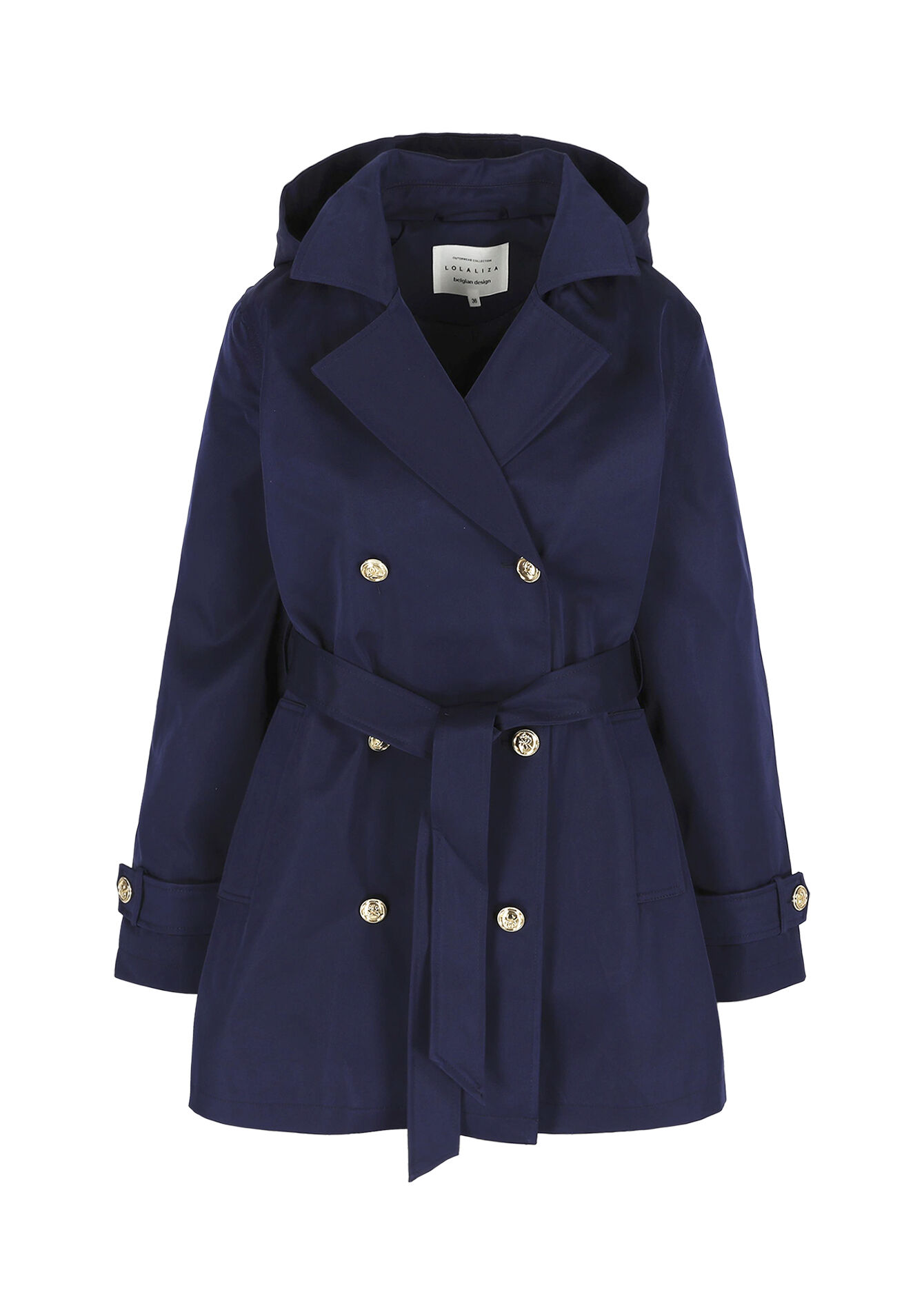 Trench fluide ceinturé - NAVY BASIC - 23000789_2723