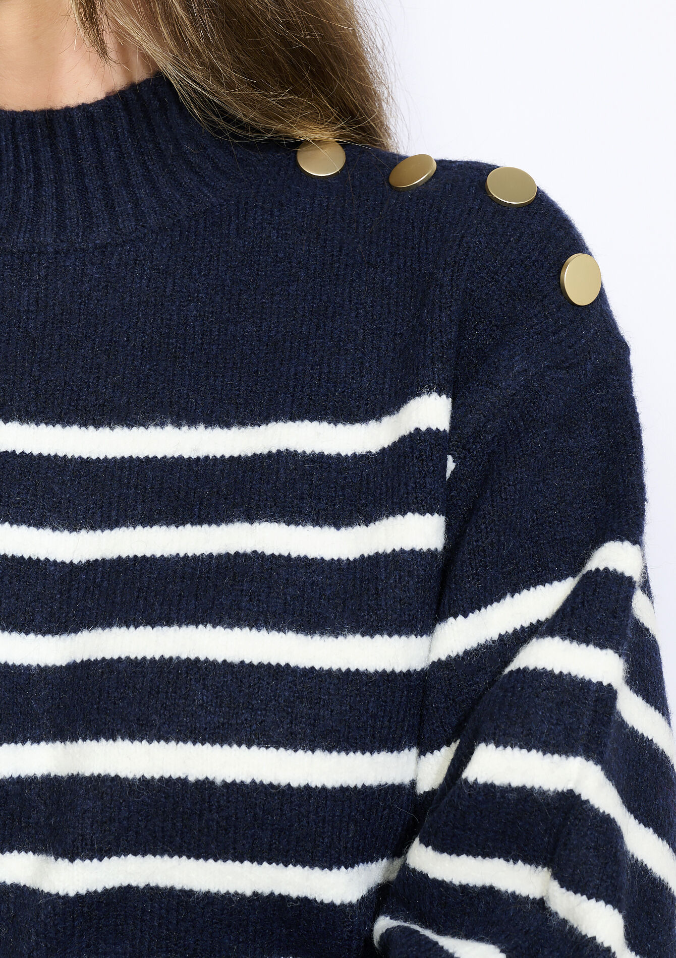 Nautical striped jumper, Nautical striped jumper - NAVY BASIC - 04006930