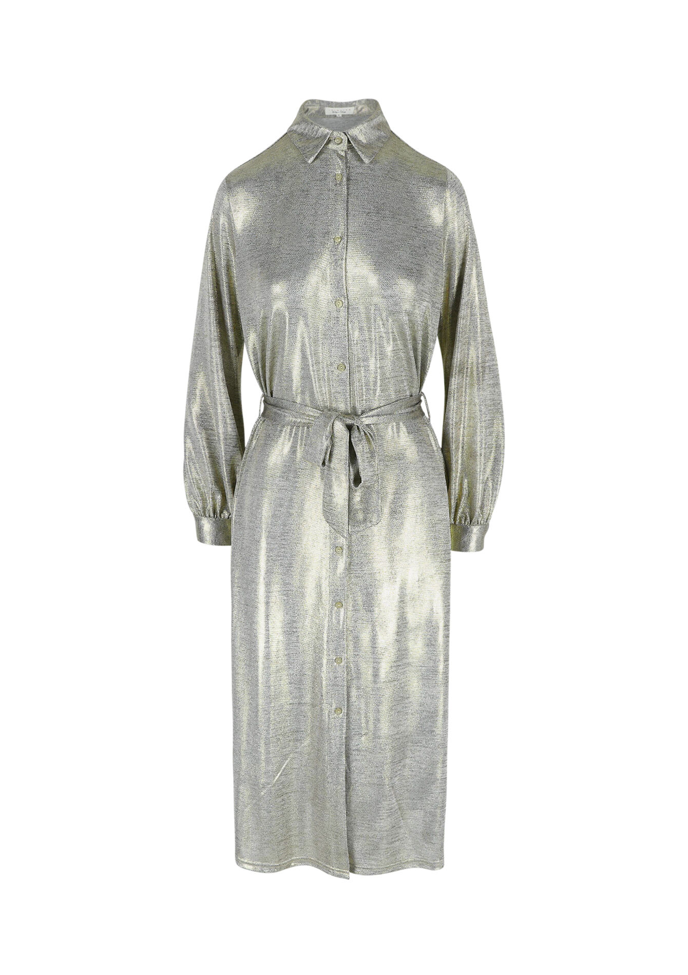 Hemdjurk met metallic coating - GOLD - 08103930_1058