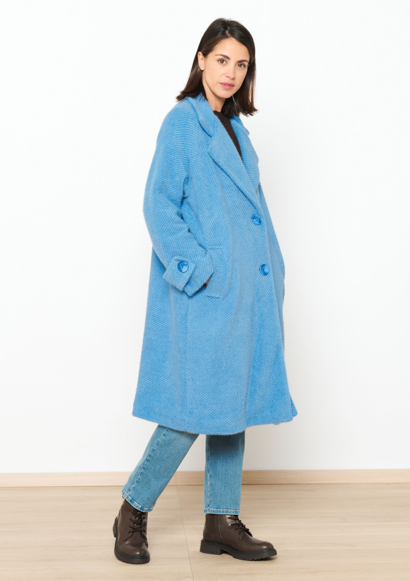 Zachte oversized jas, Zachte oversized jas - BLUE PASTEL - 23000632_3003