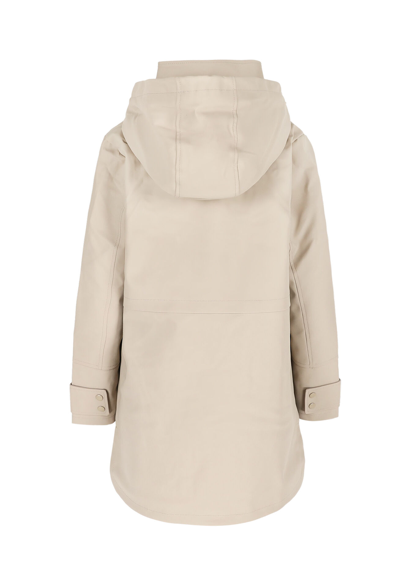 Gewatteerde regenparka, Gewatteerde regenparka - TAUPE - 23000741_1021