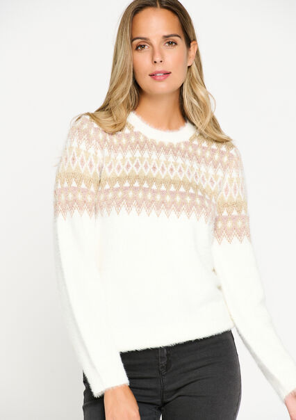 Pullover tout doux - OFFWHITE - 04005912_1001
