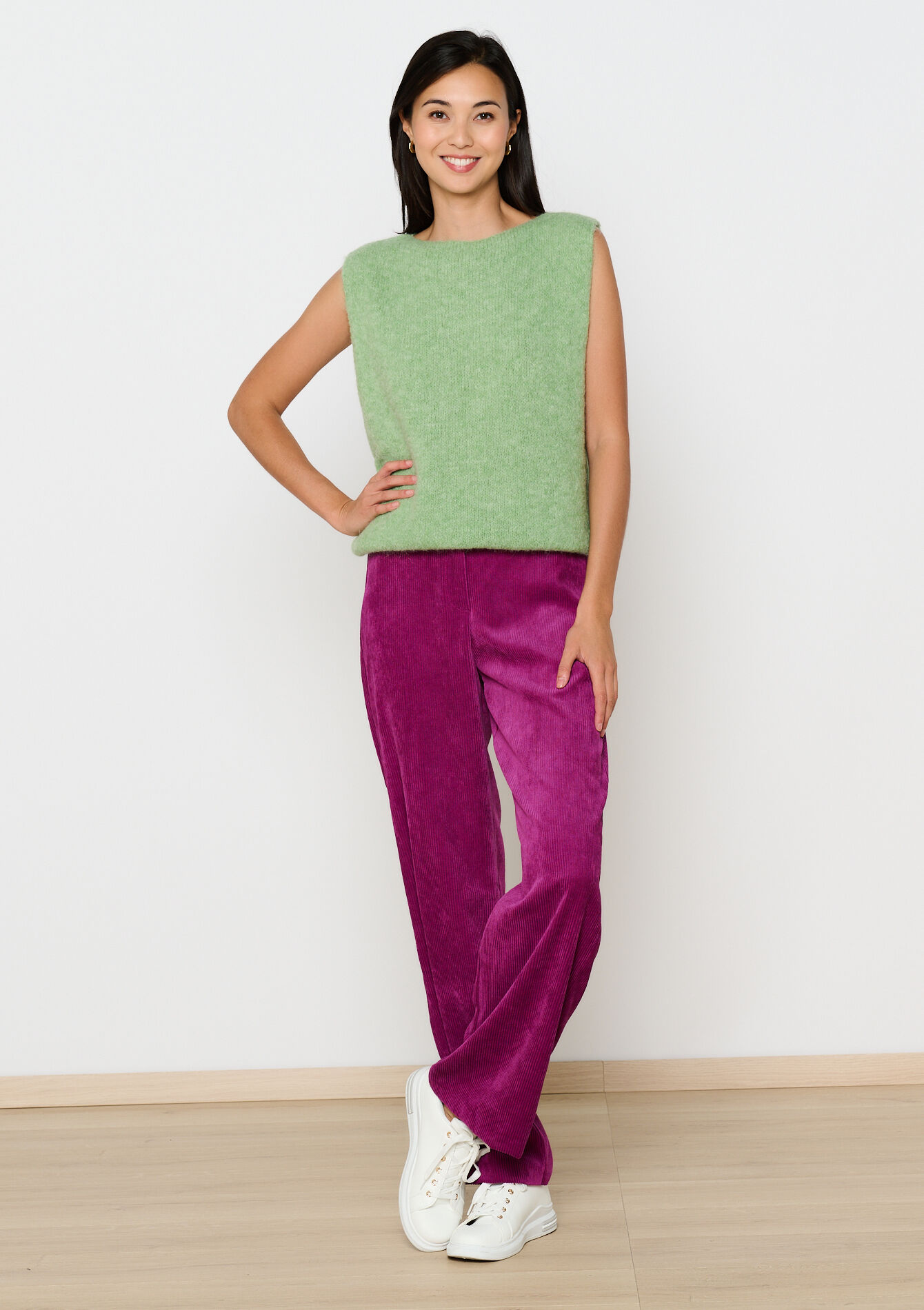 Mohair debardeur, Mohair debardeur - LIGHT GREEN PASTEL - 04006687_1822