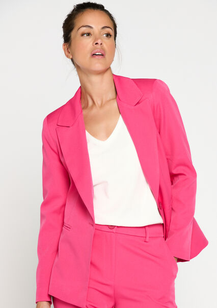 Suiting blazer - PINK BERRY - 09100749_1377