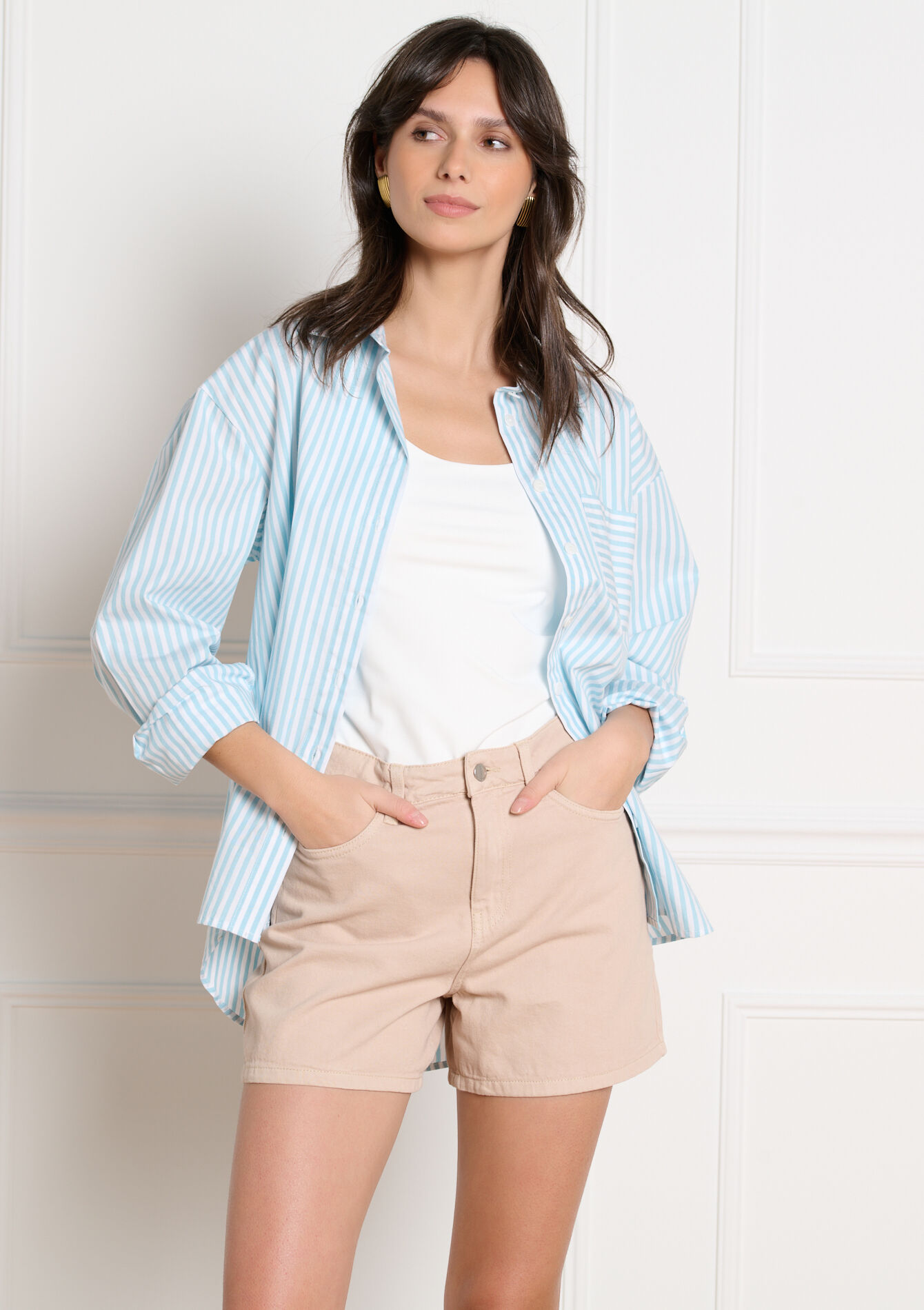 Short taille haute, , back