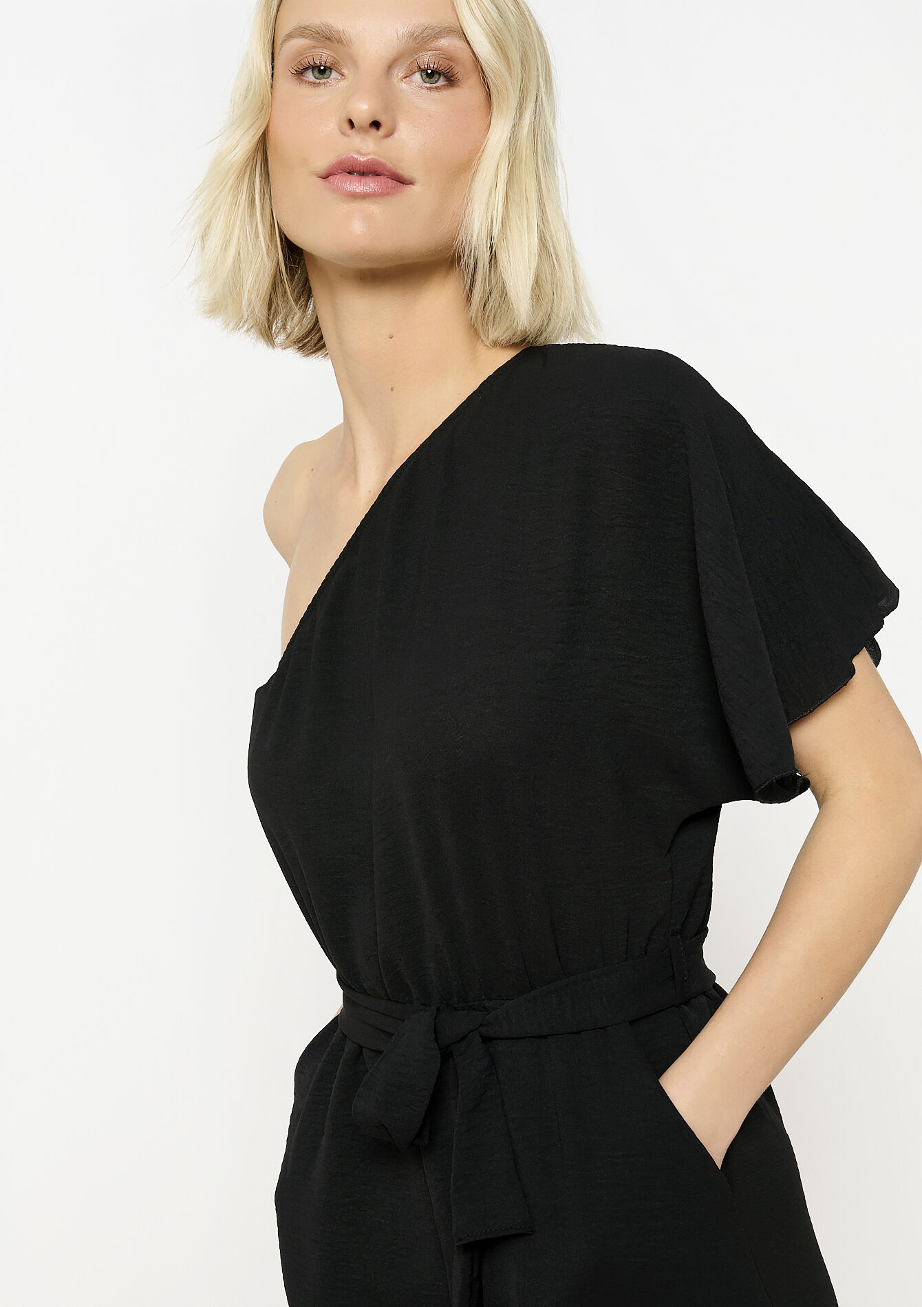 Combinaison asymétrique chic - BLACK - 06004621_1119
