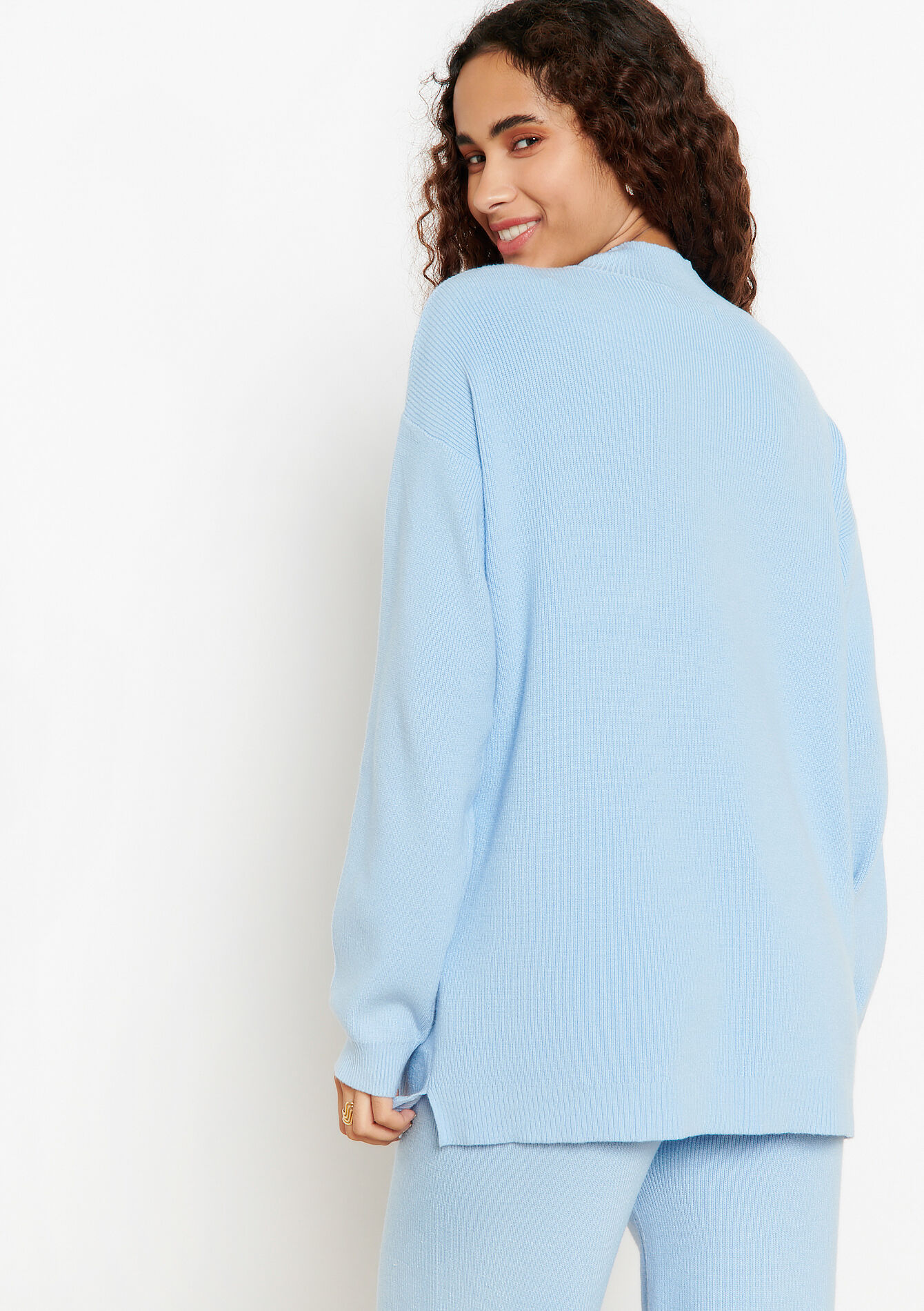 Knitted pullover, Knitted pullover - LIGHT BLUE - 15100246_1709