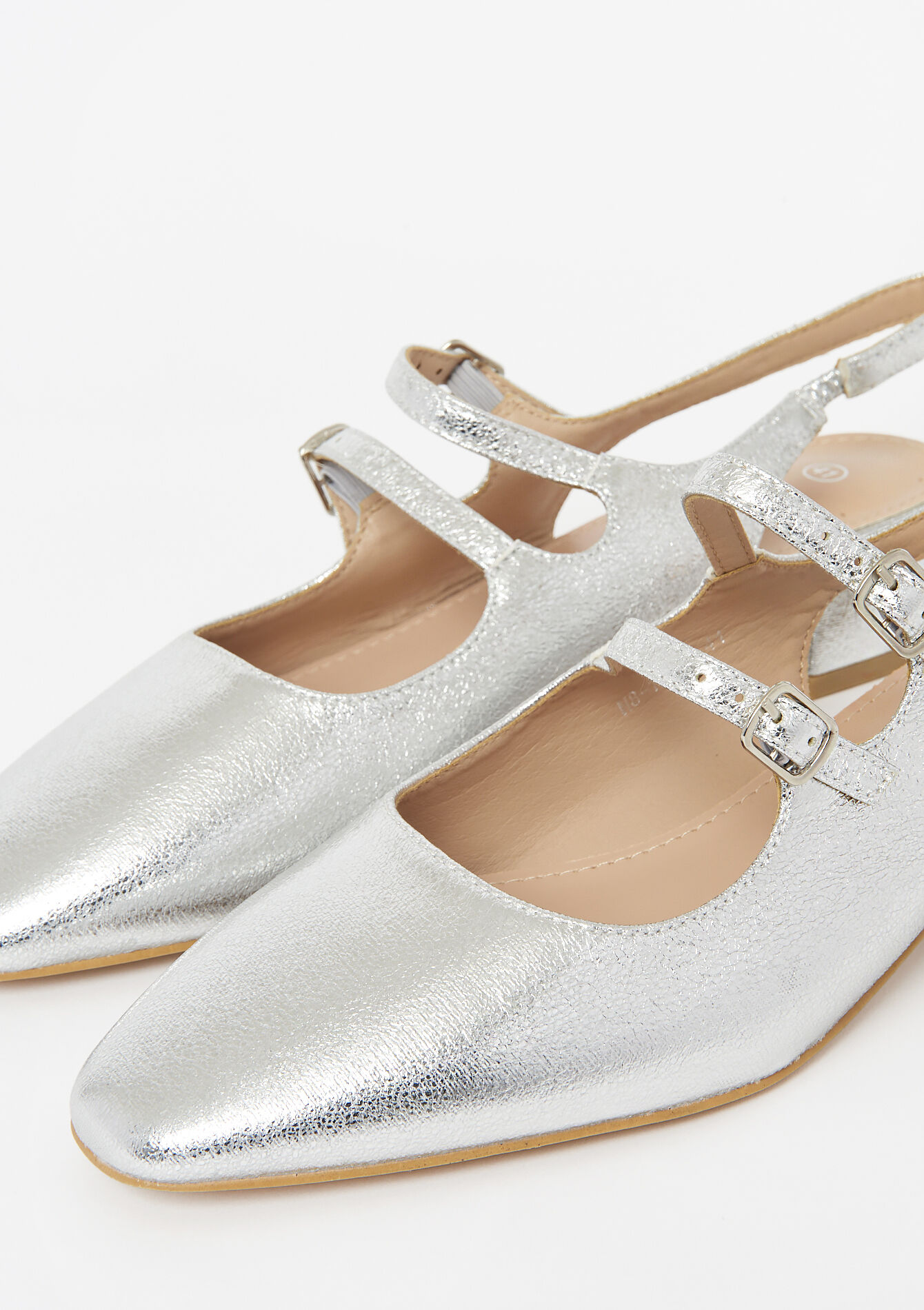 Ballerines à deux brides - SILVER - 13100326_1059