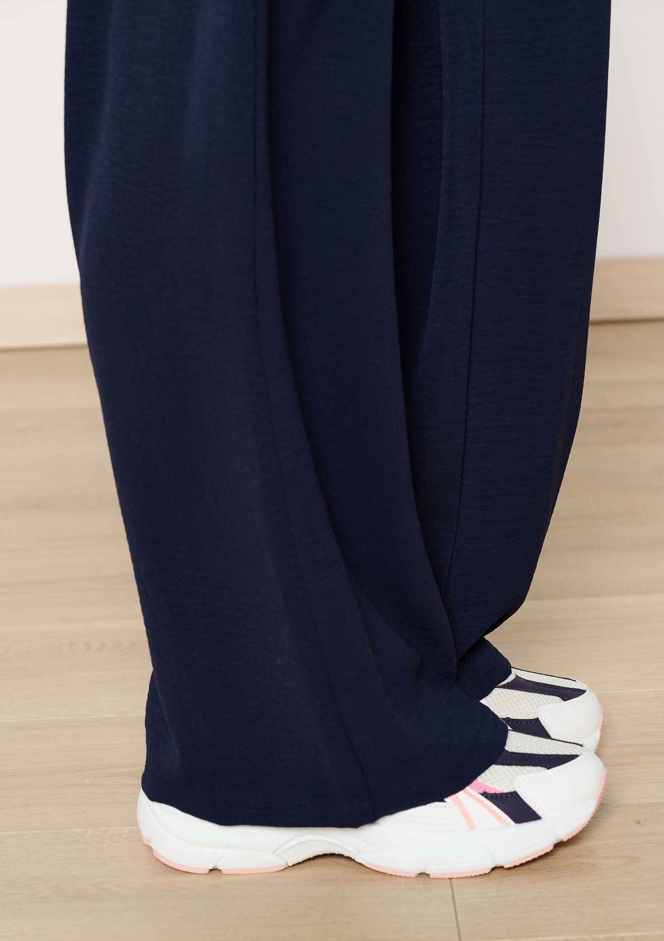 Wijde vloeiende broek, Wijde vloeiende broek - NAVY BASIC - 06600961_2723