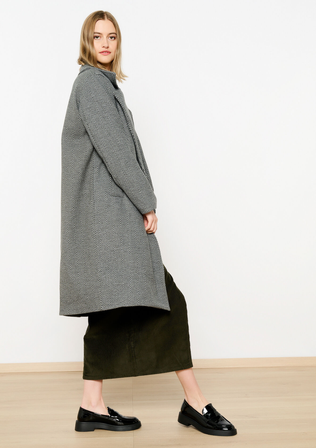 Manteau ample, Manteau ample - GREY MED MEL - 23000711_3507