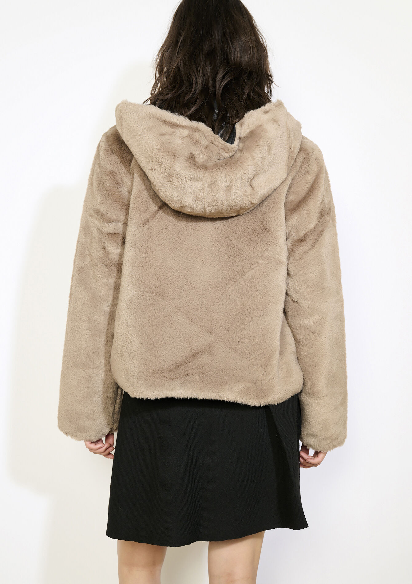 Omkeerbare korte pufferjas, Omkeerbare korte pufferjas - BLACK - 23000776_1119