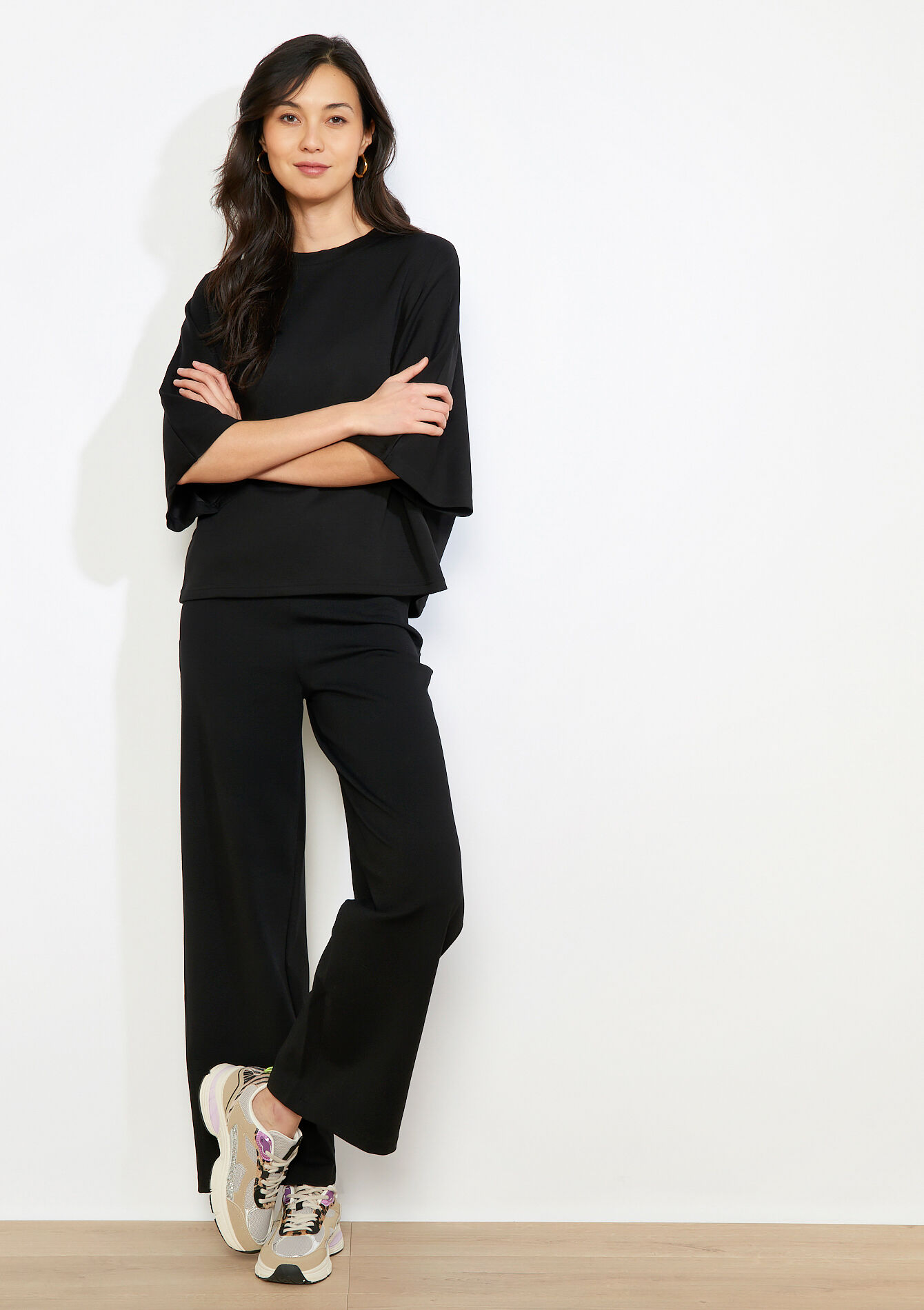 Sweat ample minimaliste - BLACK - 15100416_1119