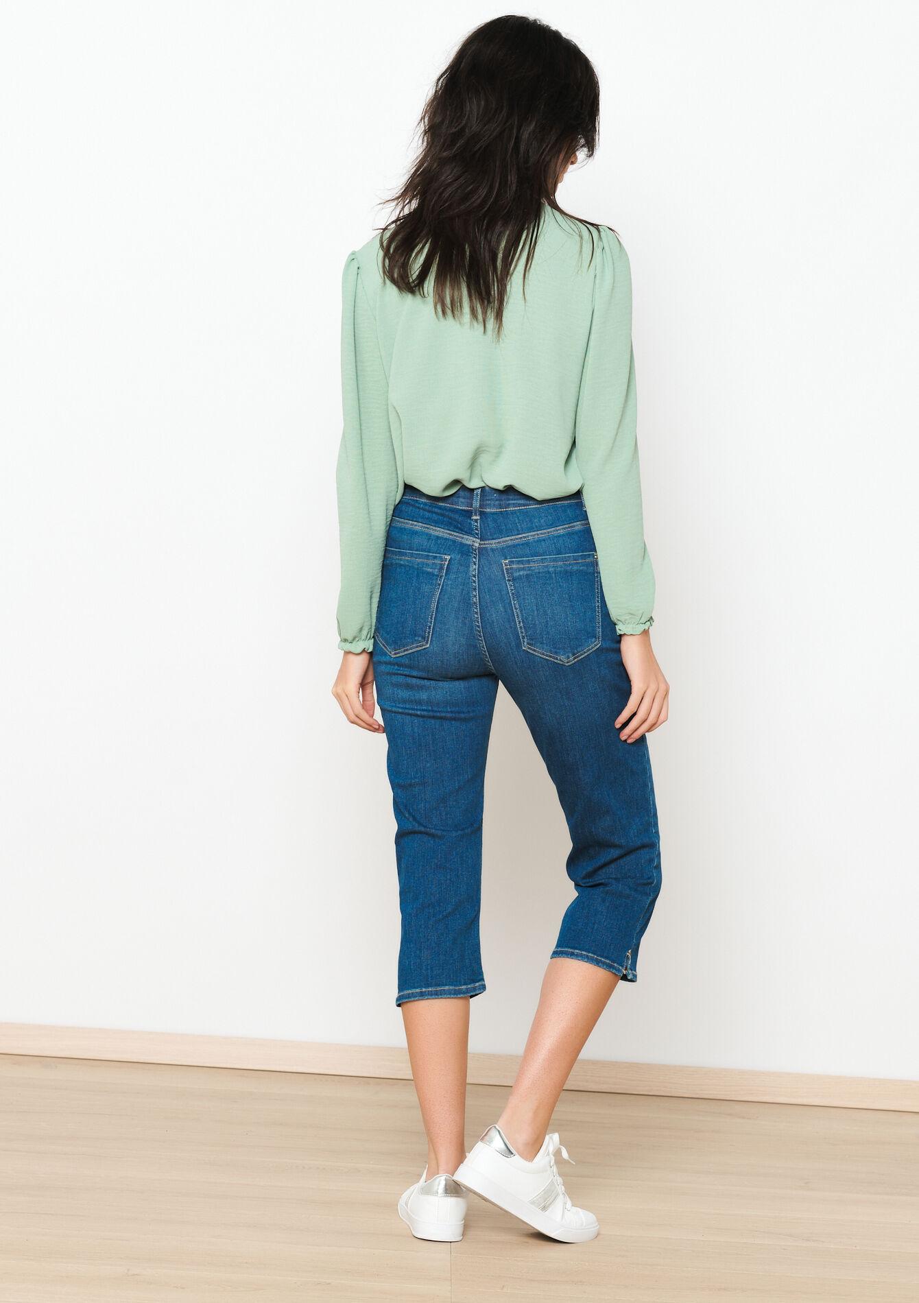 Jean slim multitaille, Jean slim multitaille - MEDIUM BLUE - 22000503_0500