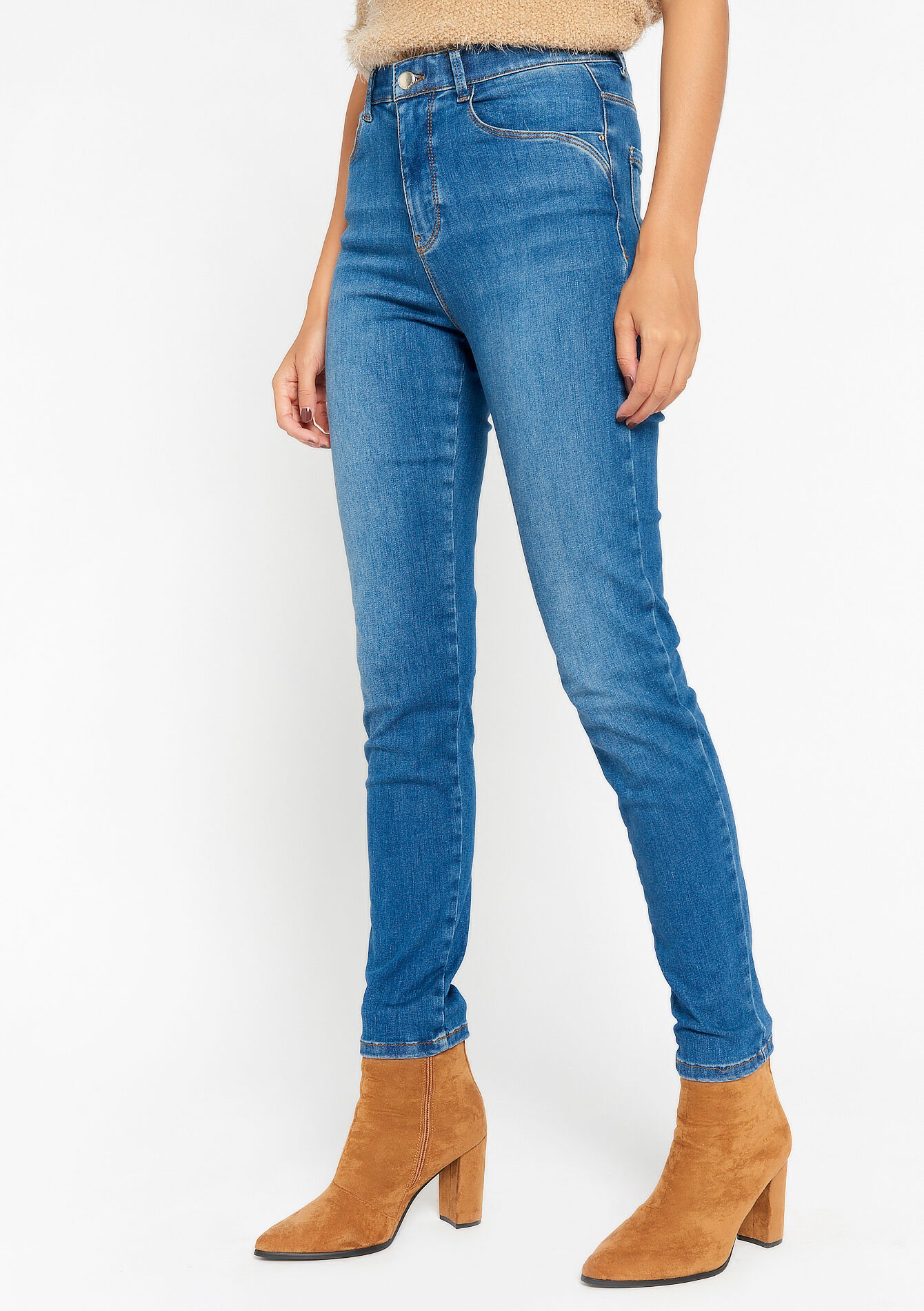 Multiple size slim jeans, Multiple size slim jeans - MEDIUM BLUE - 22000474_0500