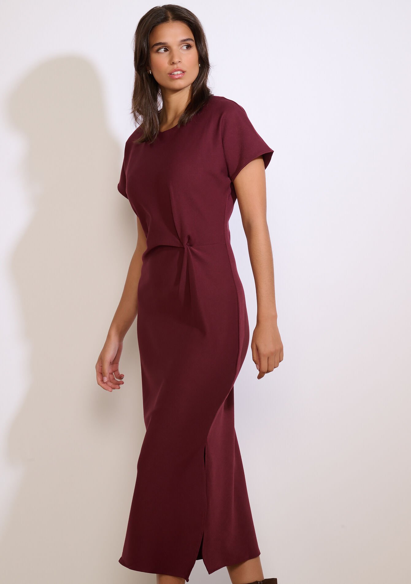 Robe midi bodycon, , back