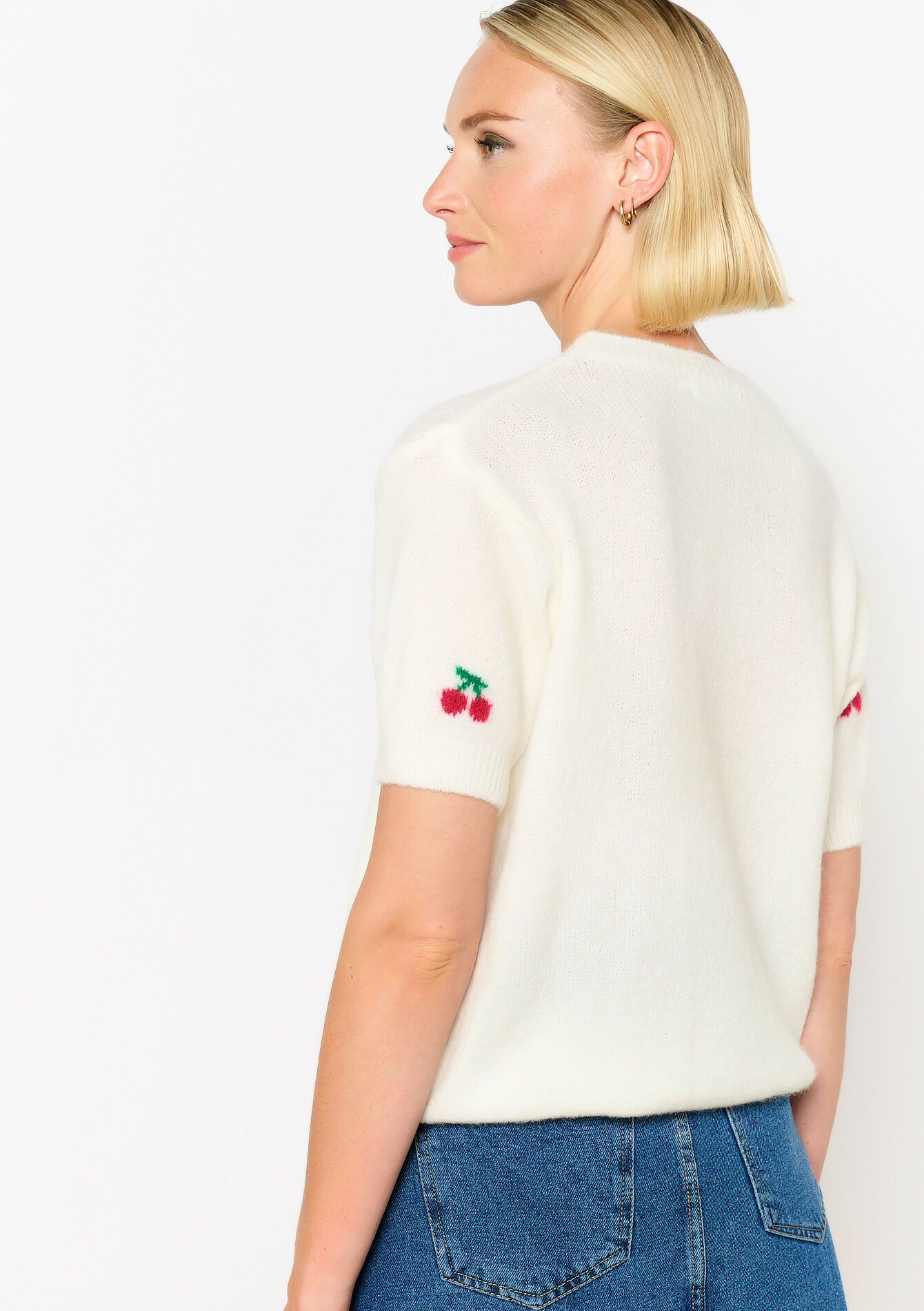 Trui met korte mouwen, Trui met korte mouwen - OFFWHITE - 04006636_1001