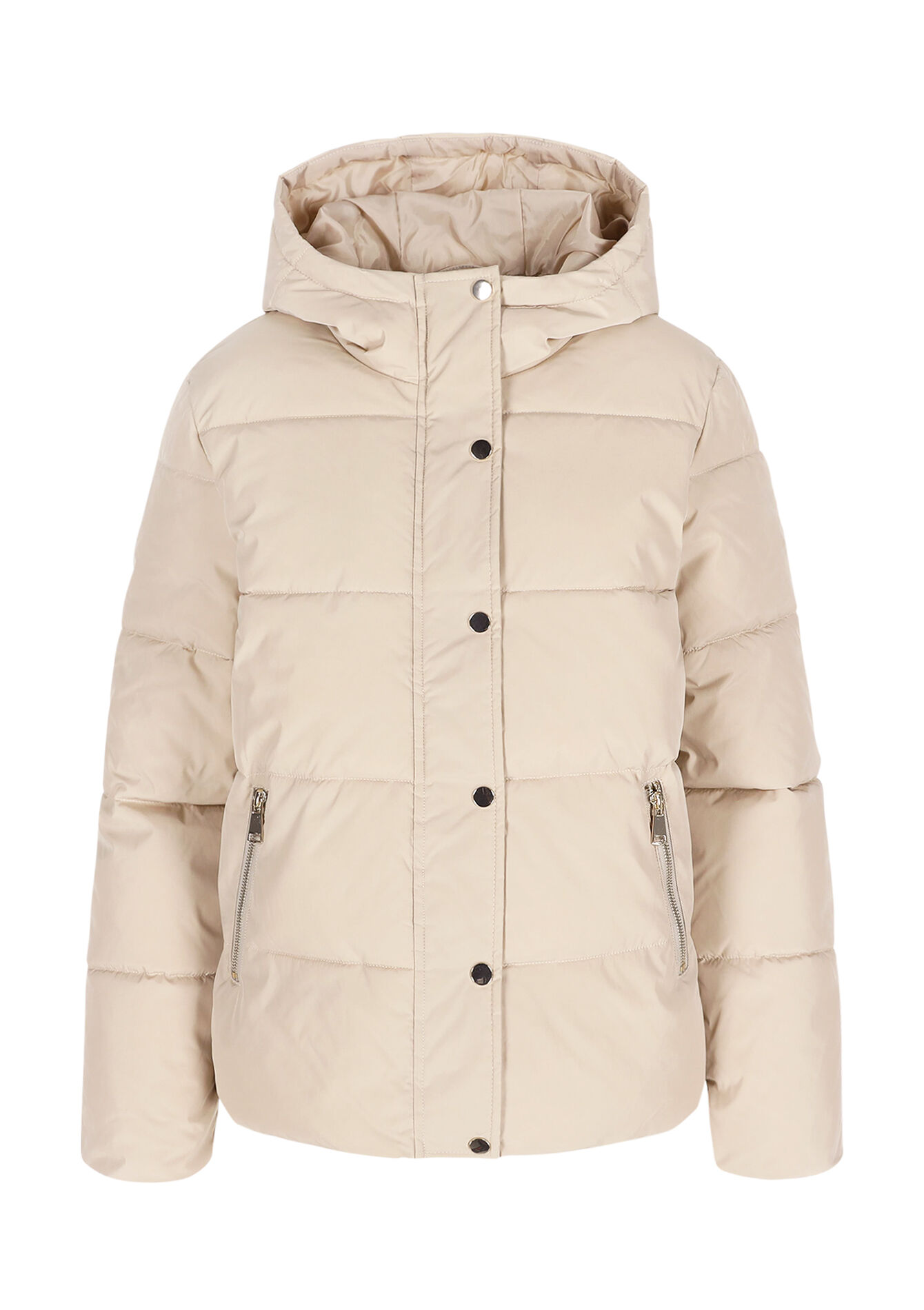 Doudoune courte matelassée, Doudoune courte matelassée - TAUPE - 23000736_1021