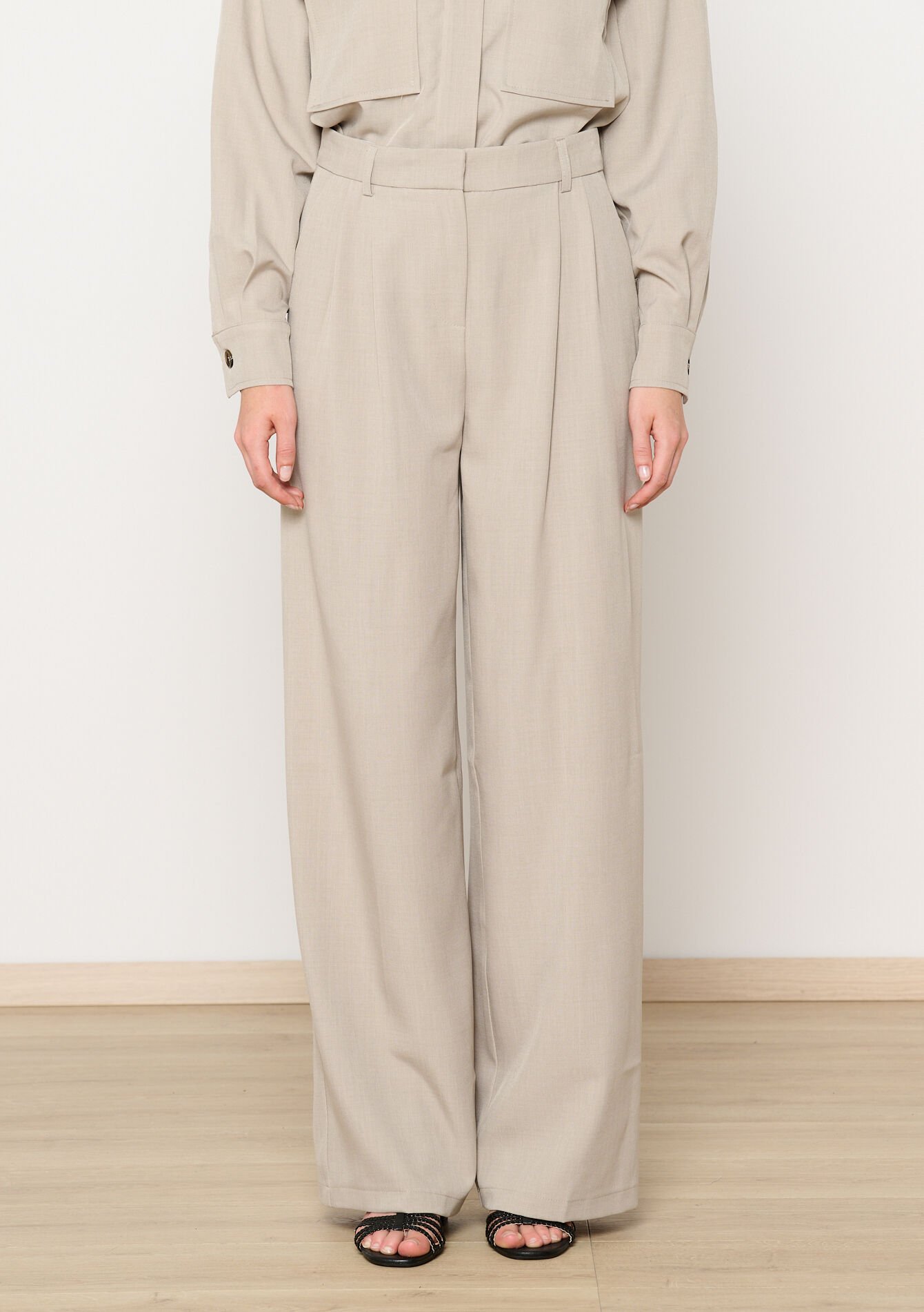 Suit trousers, Suit trousers - BEIGE SAND - 06100646_1940