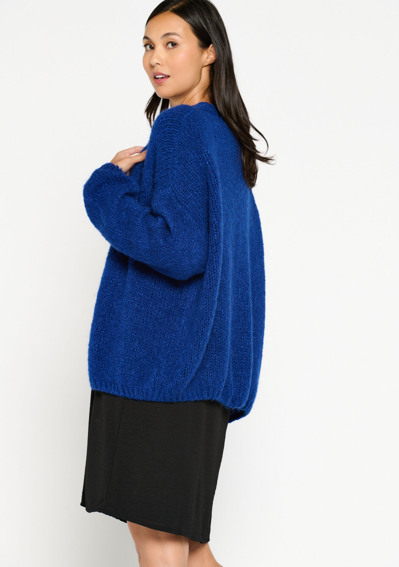 Open cardigan - ELECTRIC BLUE - 04101099_1619